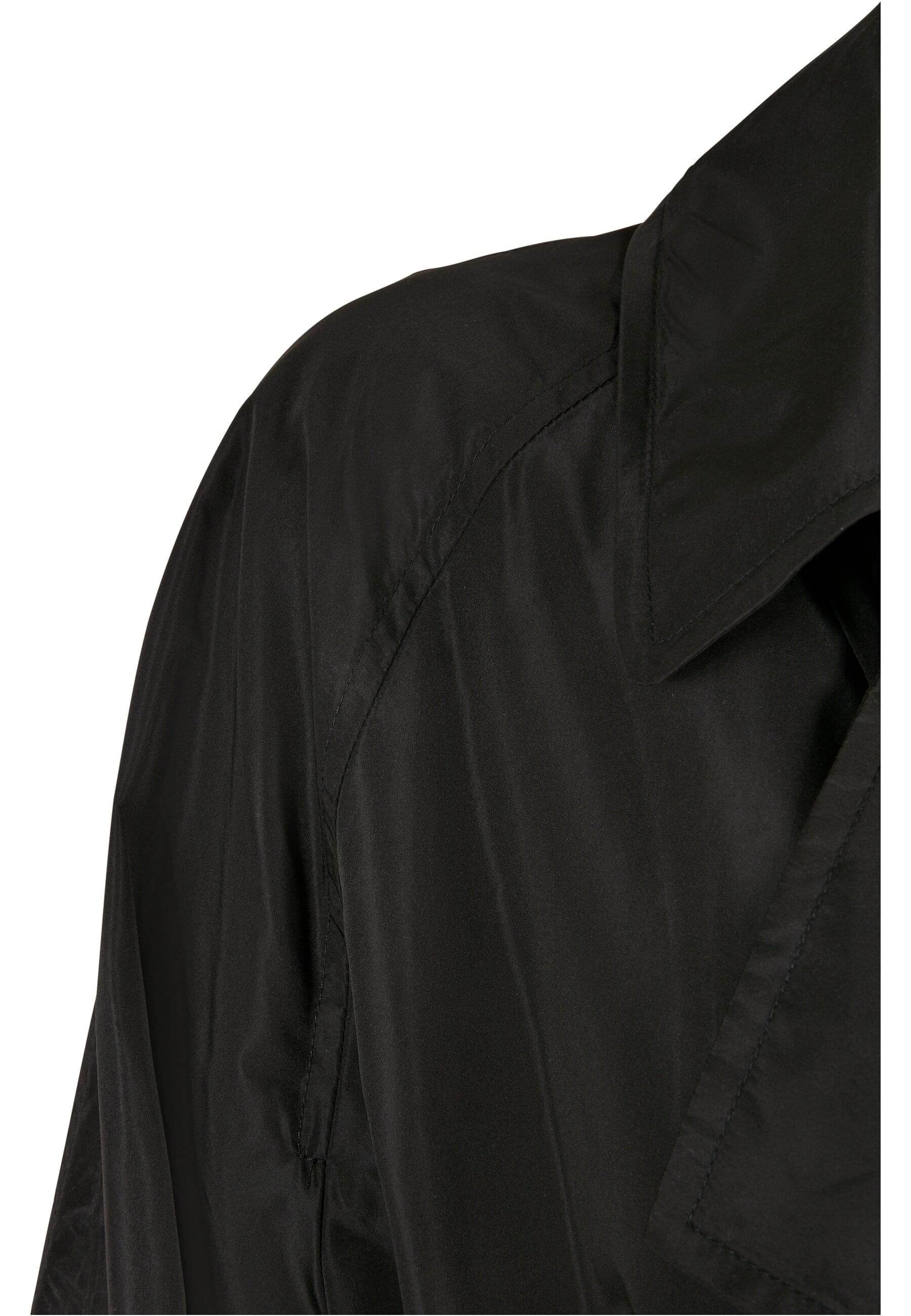 URBAN CLASSICS Allwetterjacke »Urban Classics Damen Ladies Crinkle Nylon Minimal Trench Coat«, (1 St.), ohne Kapuze