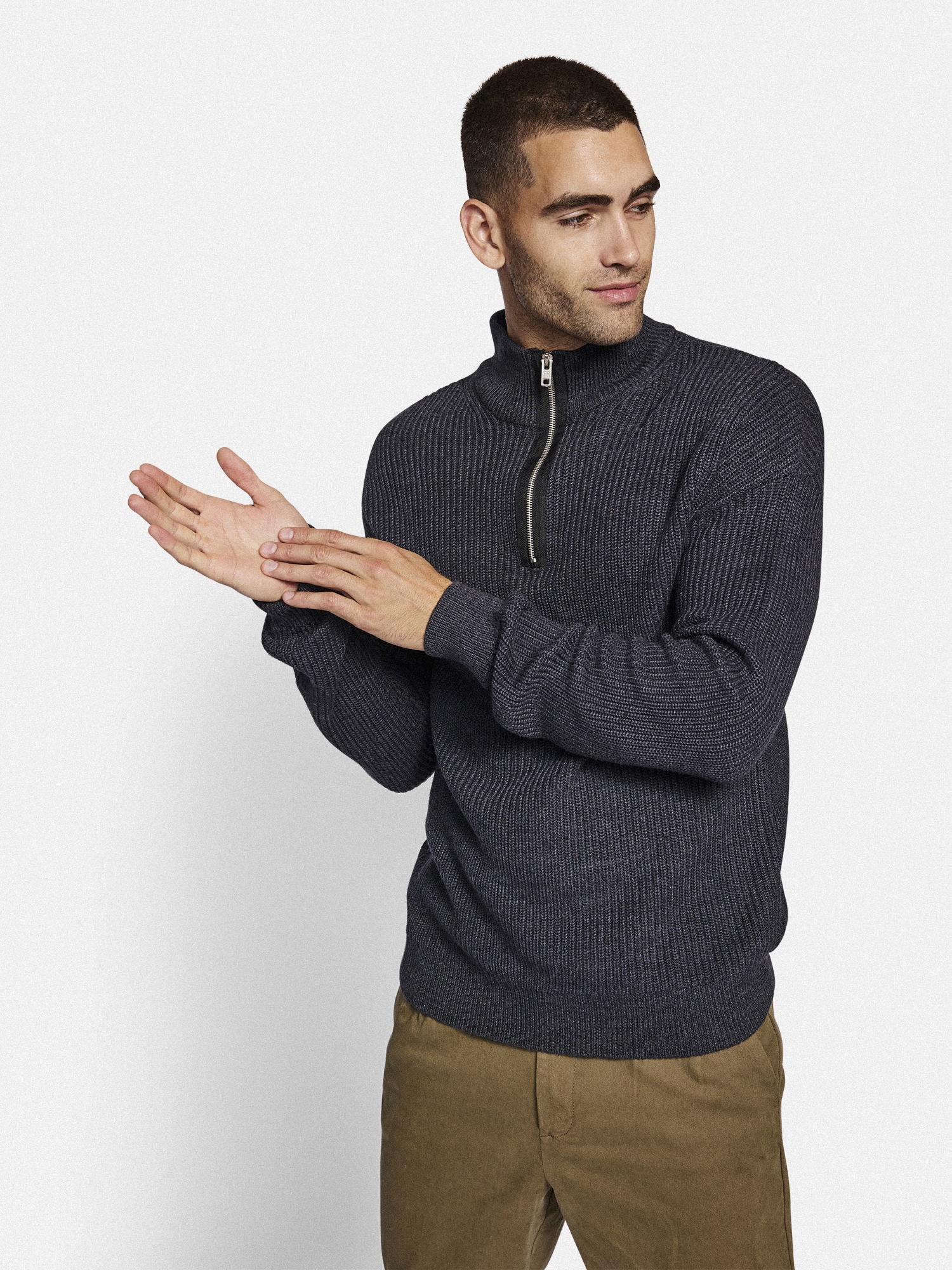 REDEFINED REBEL Rundhalspullover "Redefined Rebel Knit RRAxton Knit REGULAR günstig online kaufen