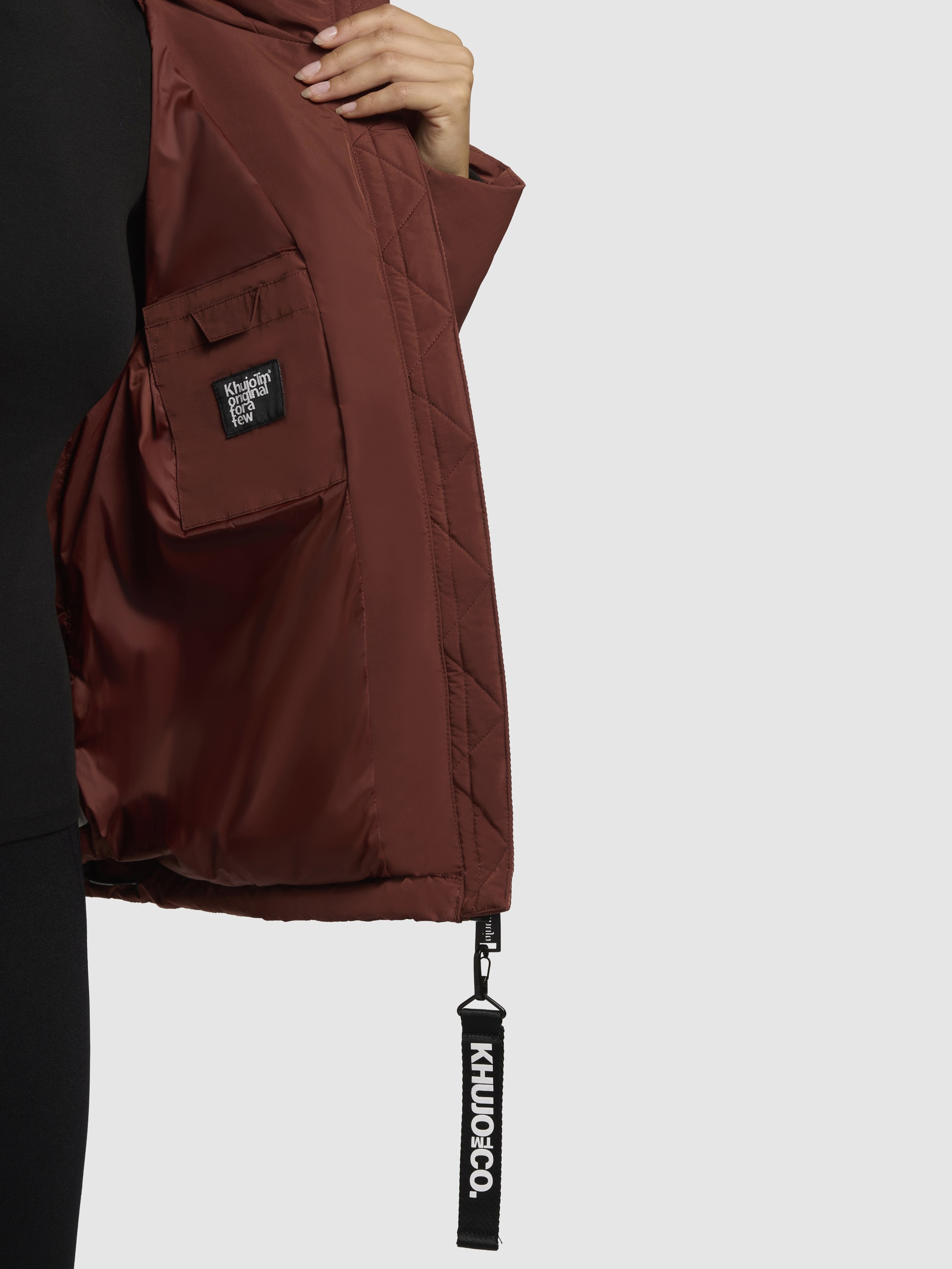 khujo Steppjacke »SUME«, mit Kapuze