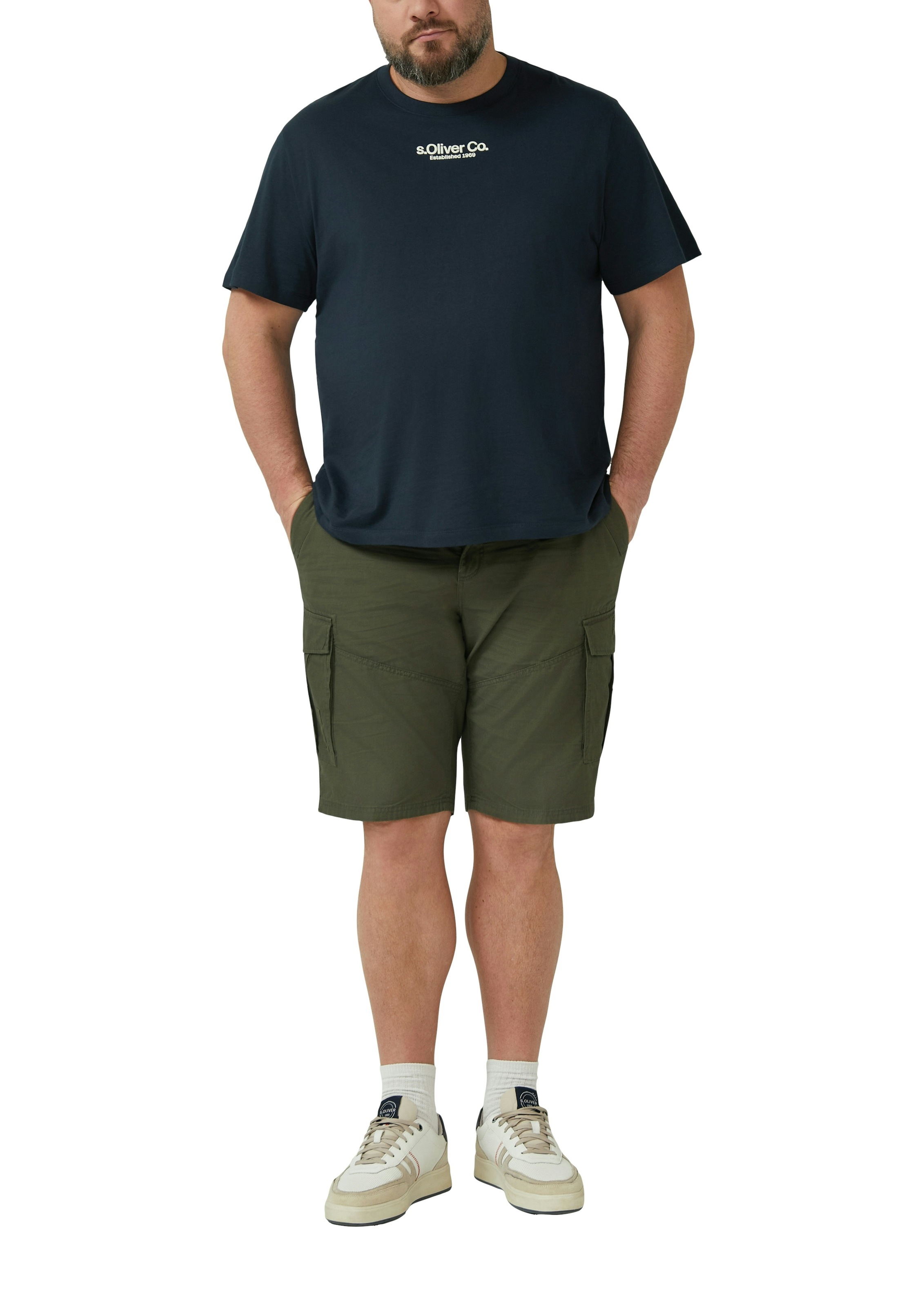 s.Oliver Men Big Sizes Cargoshorts  mit Cargo Taschen