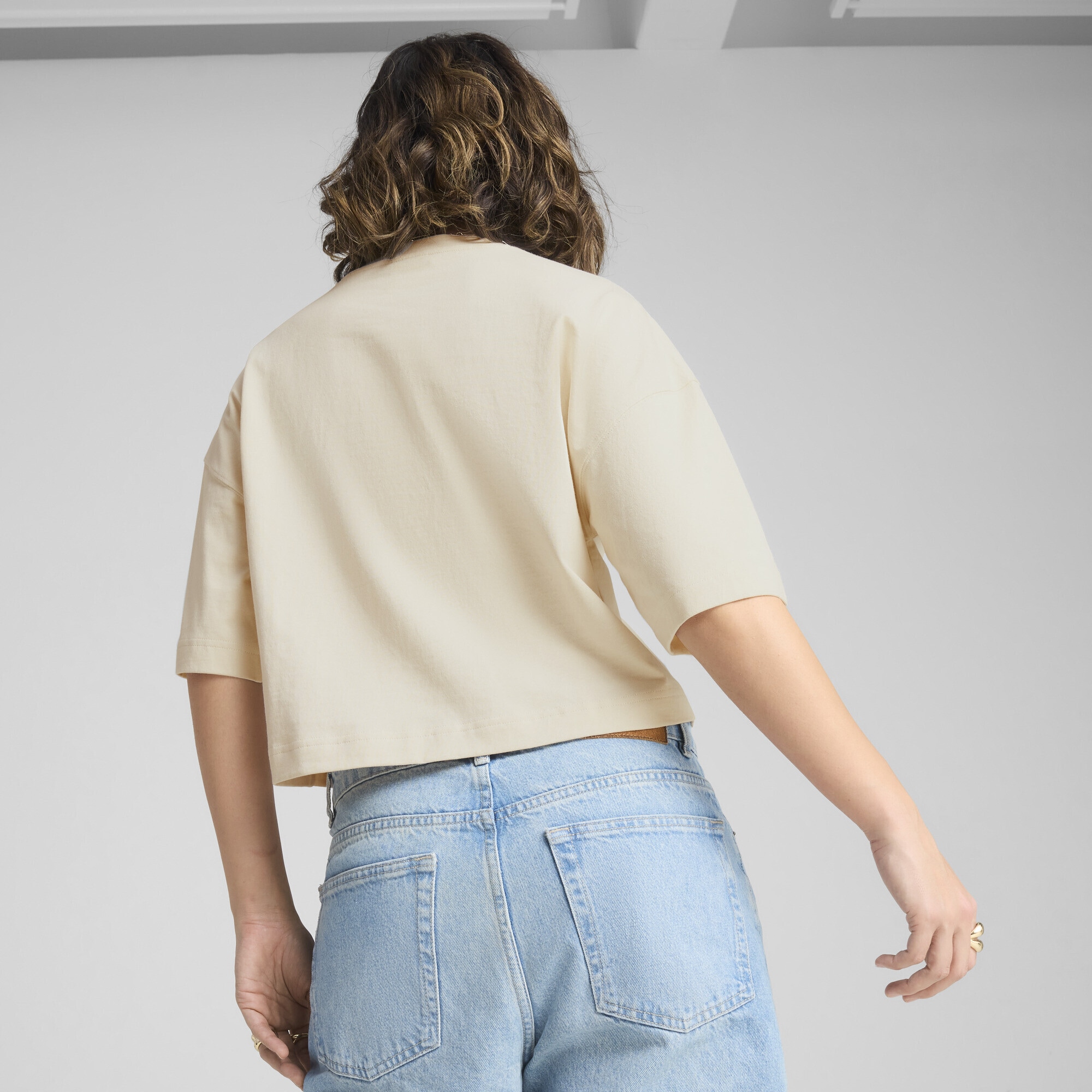 PUMA T-Shirt »PREMIUM ESS Oversized-T-Shirt mit Grafik Damen«