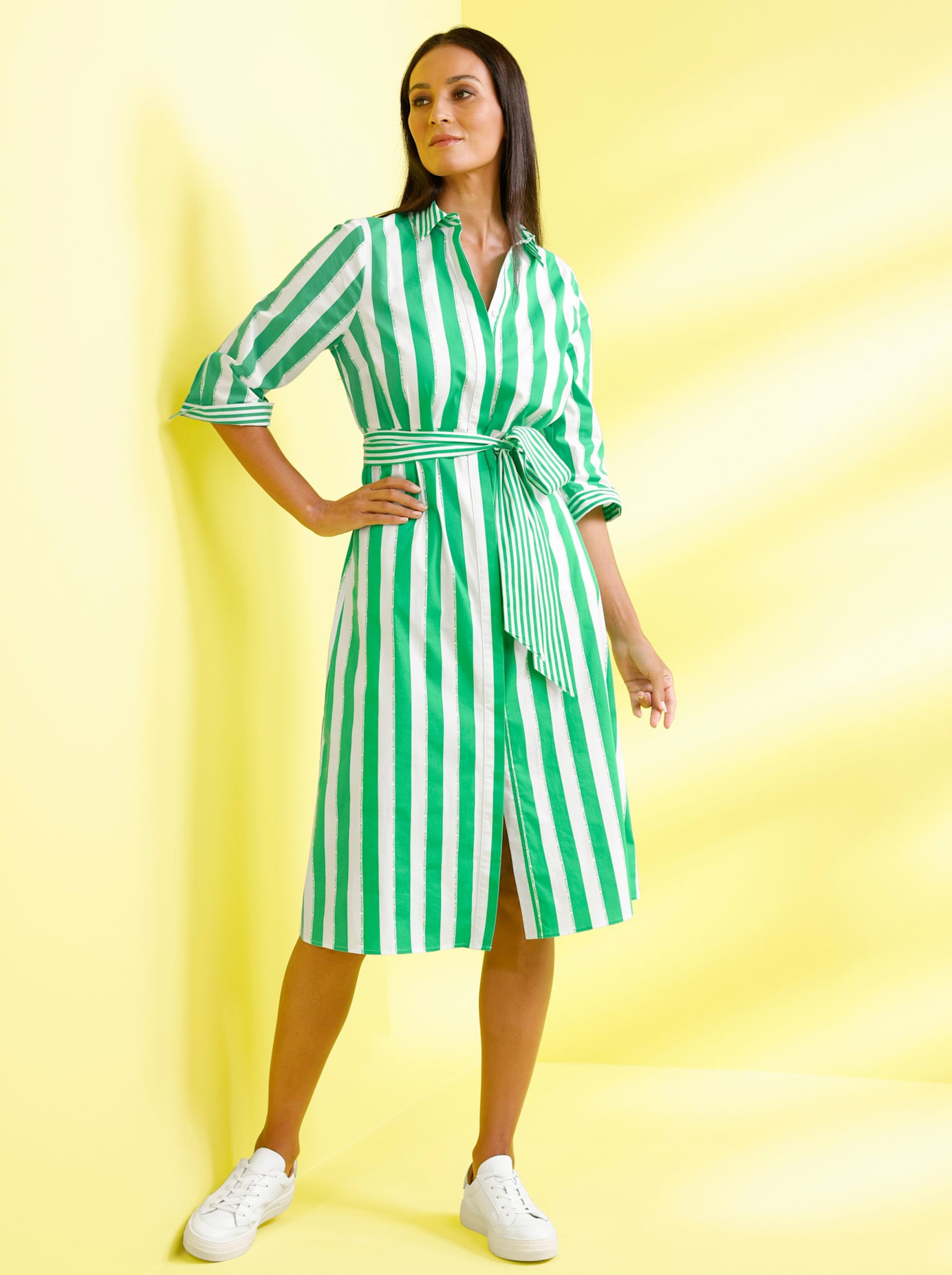 heine Hemdblusenkleid "Streifenkleid" Nahttasche günstig online kaufen