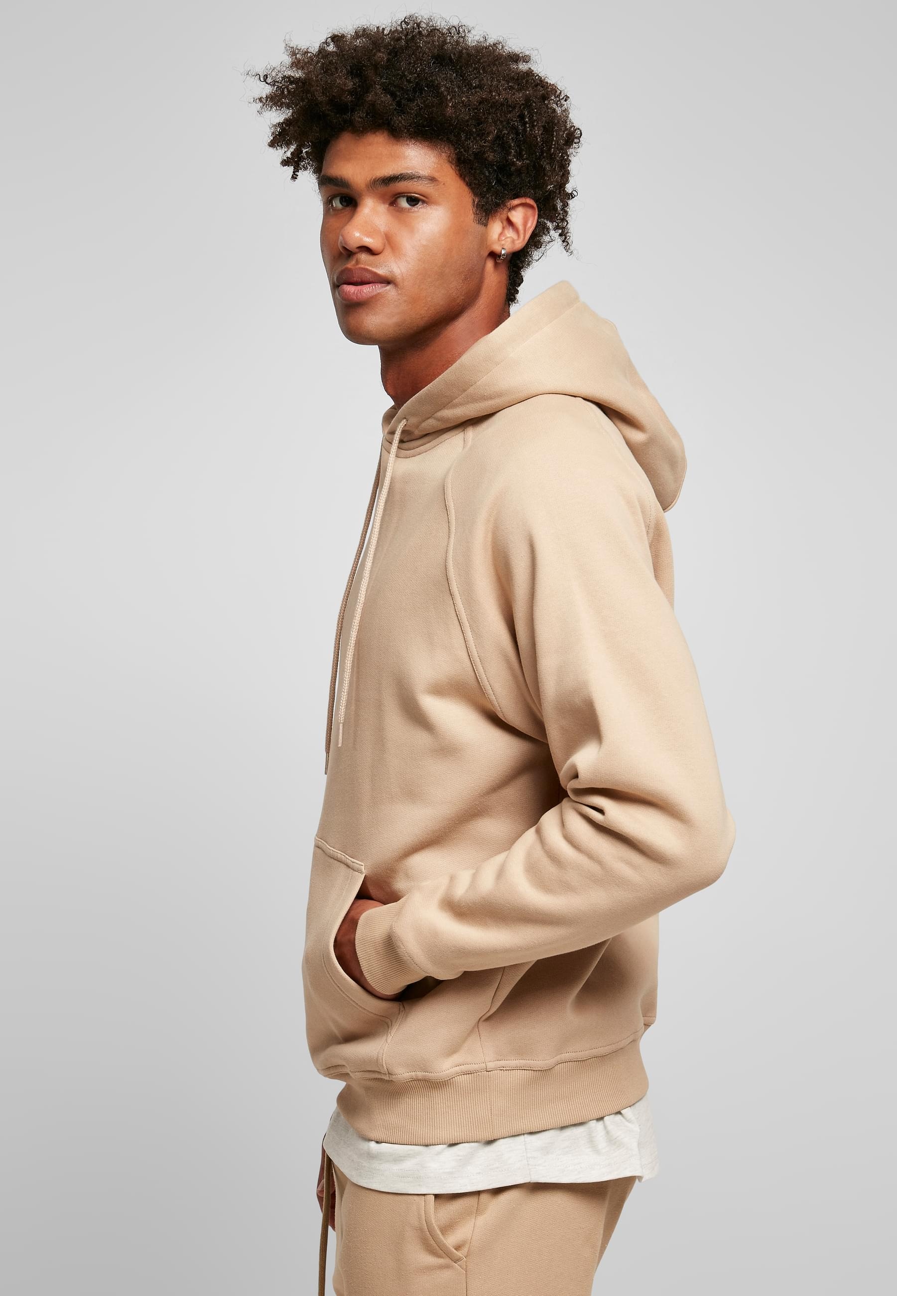 URBAN CLASSICS Sweatshirt »Urban Classics Herren Blank Hoody«, (1 tlg.)