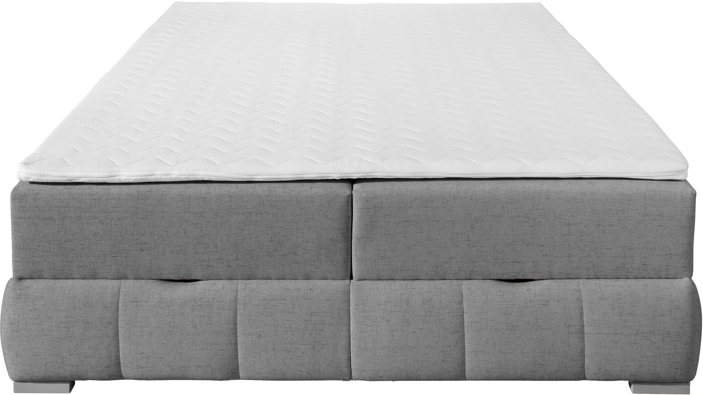 Guido Maria Kretschmer Home&Living Boxbett »Wehma«, ohne Kopfteil, inklusive Topper und Bettkasten
