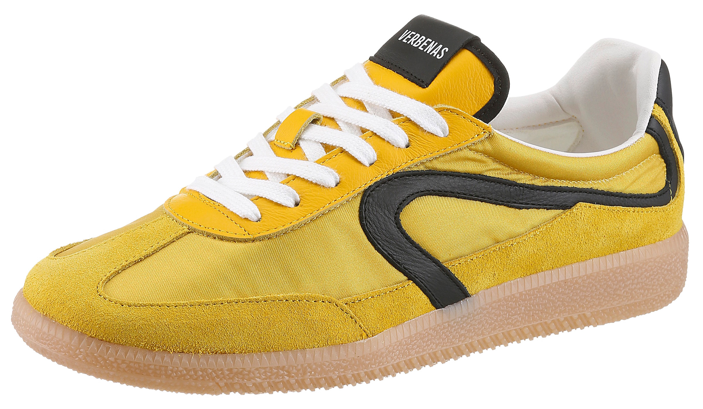 VERBENAS Sneaker "SIMON" Retrosneaker, Schnürschuh, Freizeitsneaker mit honigfarbener Laufsohle