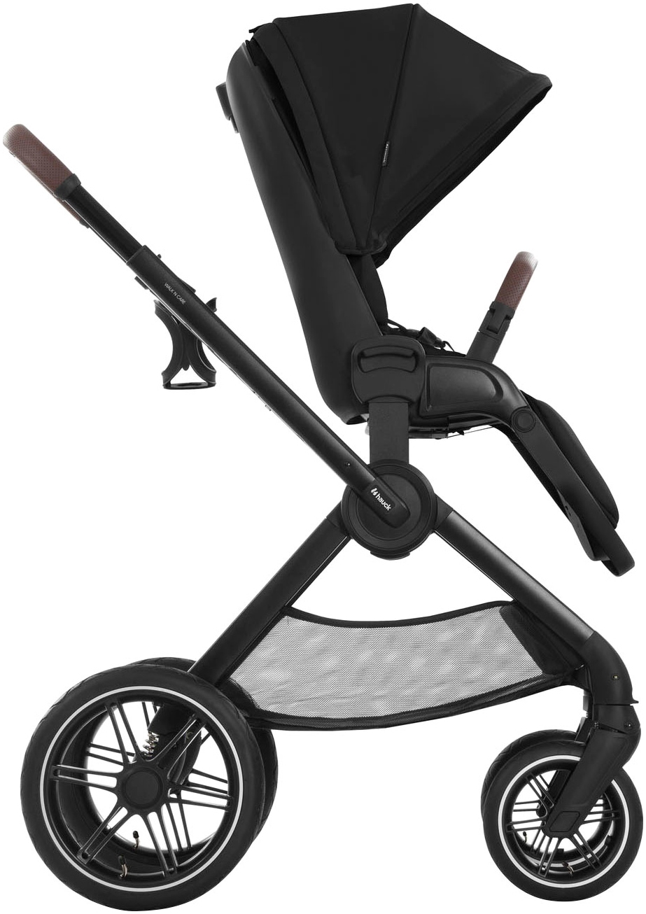 Hauck Kombi-Kinderwagen »Walk N Care Air Set, black«, 22 kg, belastbar bis 22 kg