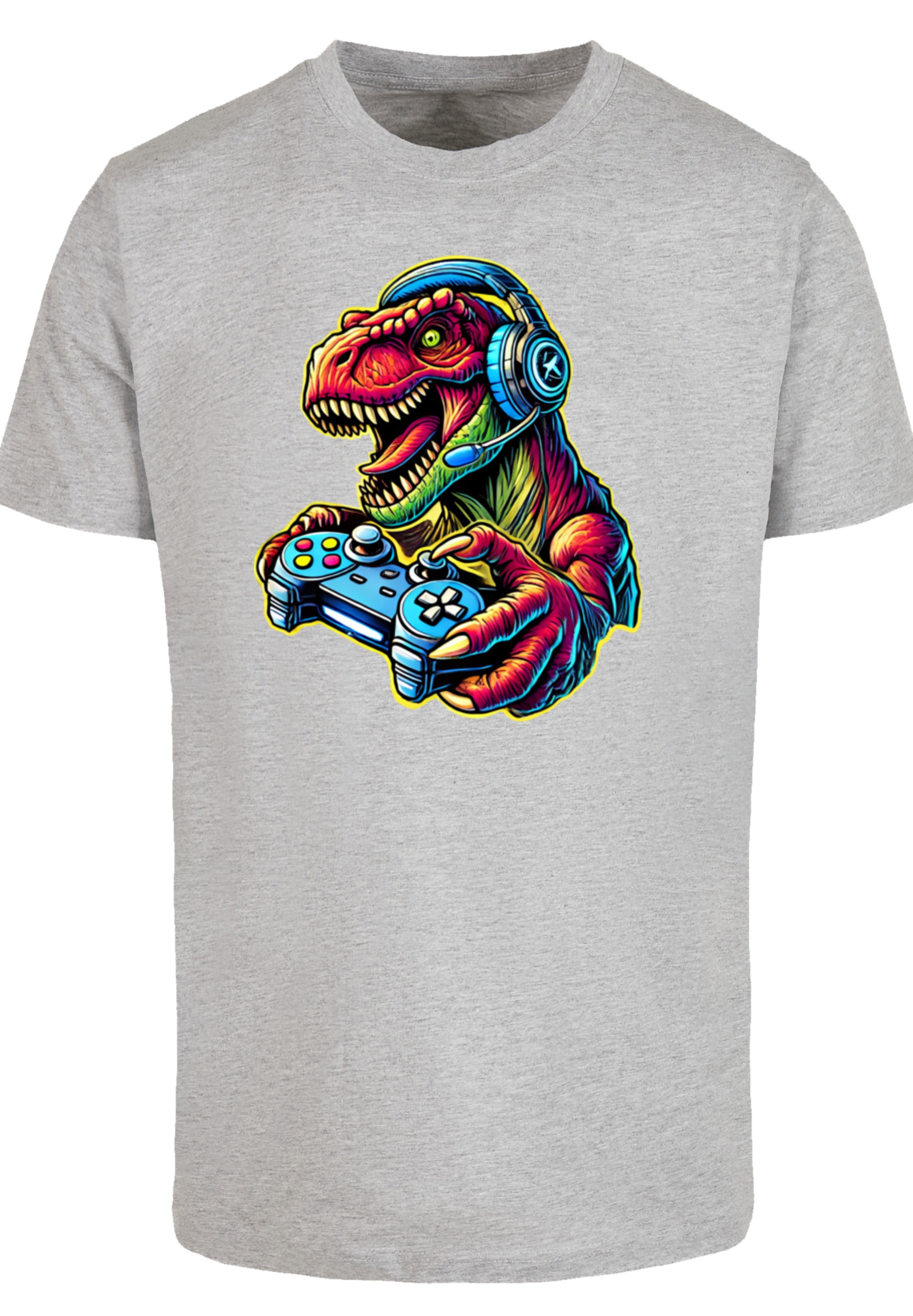 F4NT4STIC T-Shirt "Dinosaurier Gamer", Premium Qualität günstig online kaufen