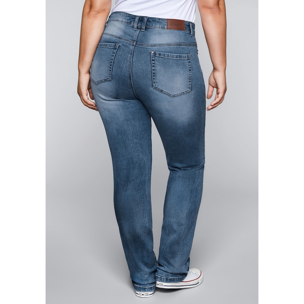 Sheego Gerade Jeans, mit Bodyforming-Effekt