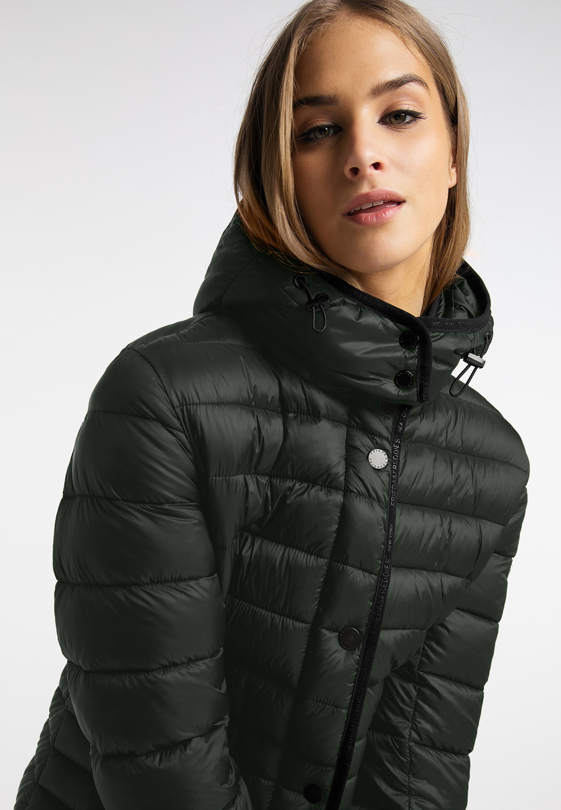 Frieda & Freddies Langjacke »Down-Like Jacket / Laura May2«, mit Kapuze