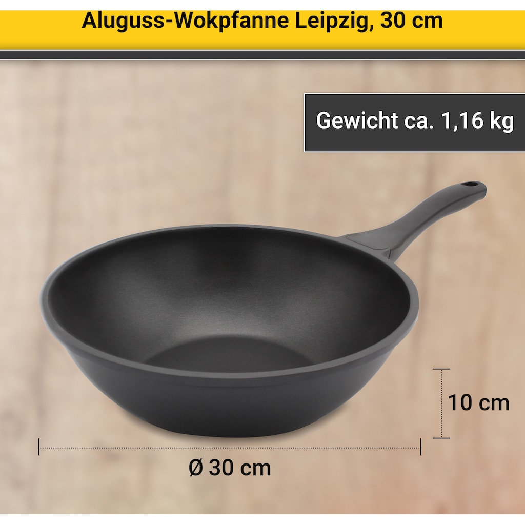 Krüger Wok, Aluminiumguss, (1 tlg.)
