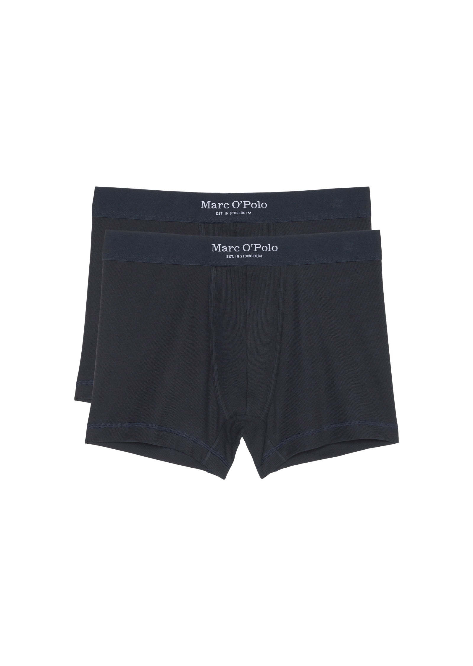 Marc OPolo Boxer "Iconic Rib 2P Boxer" 2x2 rib fabric günstig online kaufen