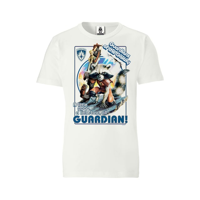LOGOSHIRT T-Shirt »Guardians of the Galaxy - Rocket Raccoon«, mit Rocket- Print ▷ für | BAUR