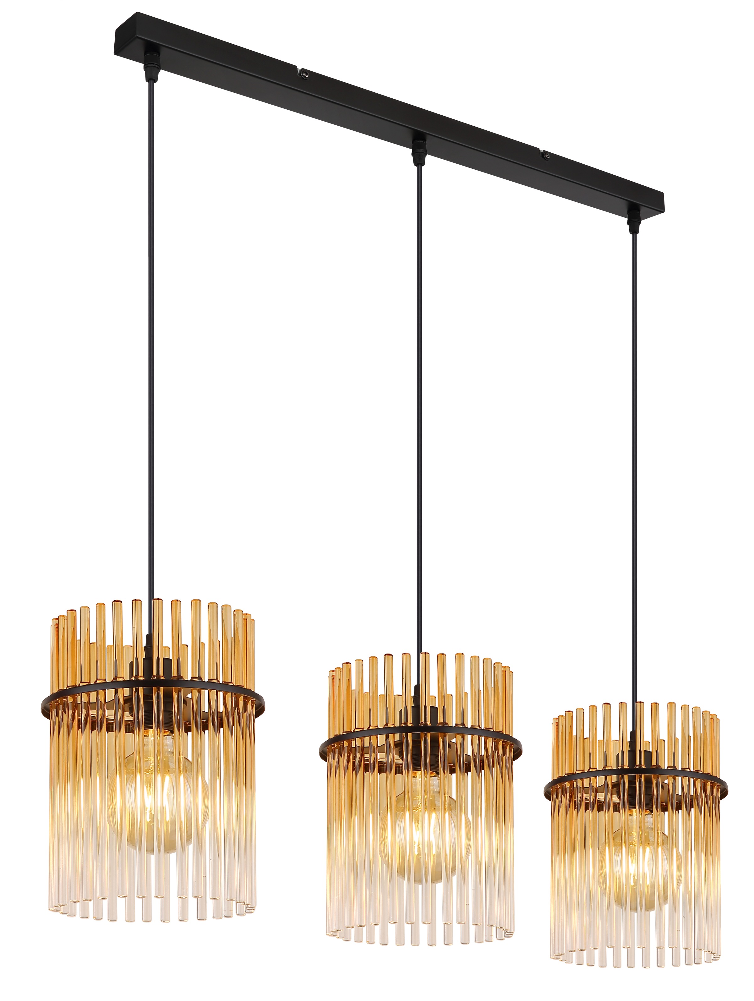 GLOBO LIGHTING Hängeleuchte »GORLEY«, Leuchtmittel E27 | ohne Leuchtmittel, Hängelampe/Pendelleuchte/Esszimmer/Wohnzimmer/Esstisch