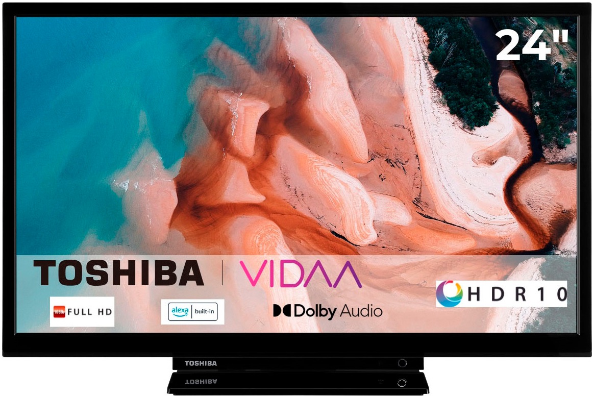 Toshiba DLED-Fernseher »24WV3E63DA«, HD ready, Smart-TV