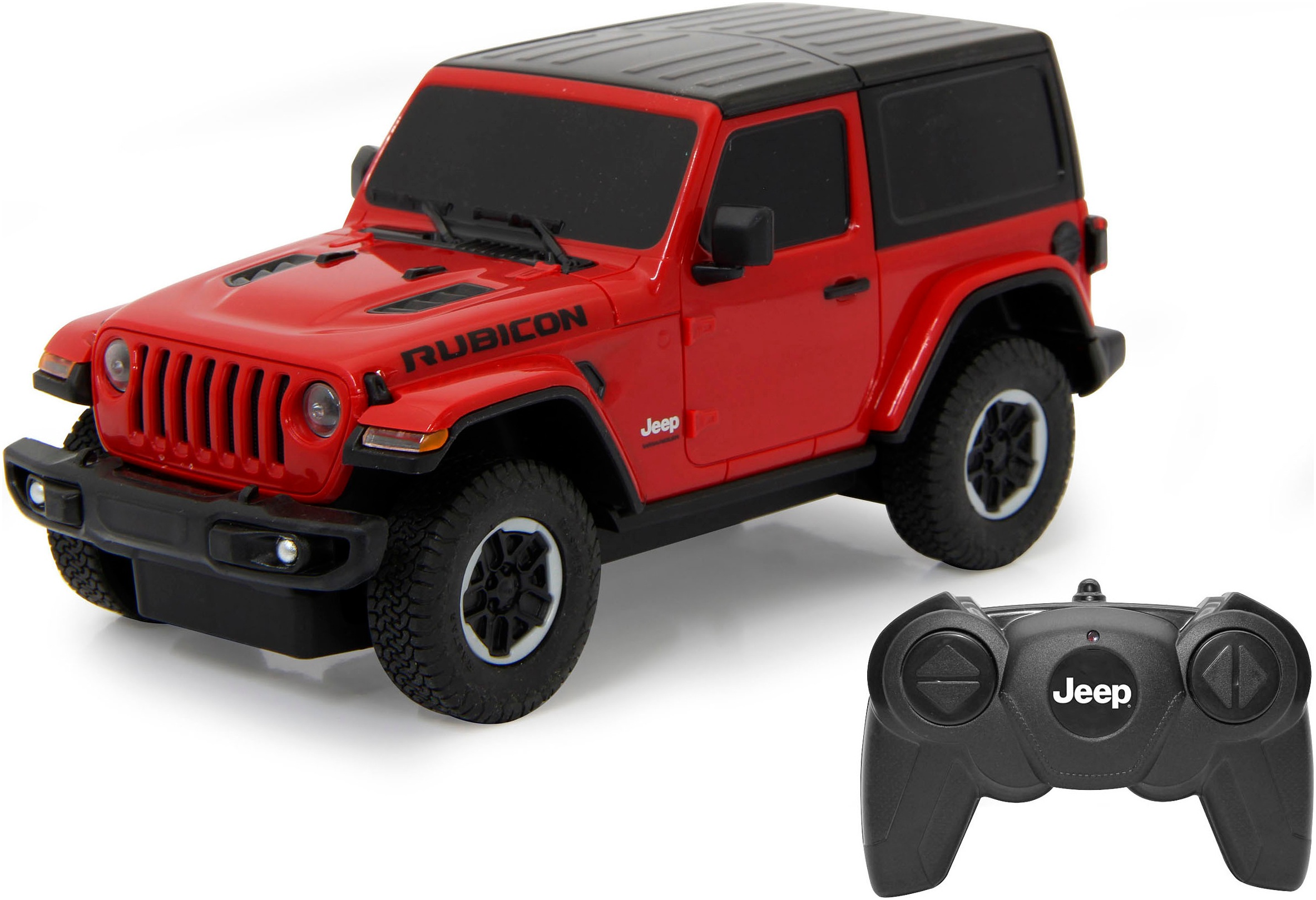 Jamara RC-Auto »Deluxe Cars, Jeep Wrangler JL, 1:24, rot, 2,4GHz«