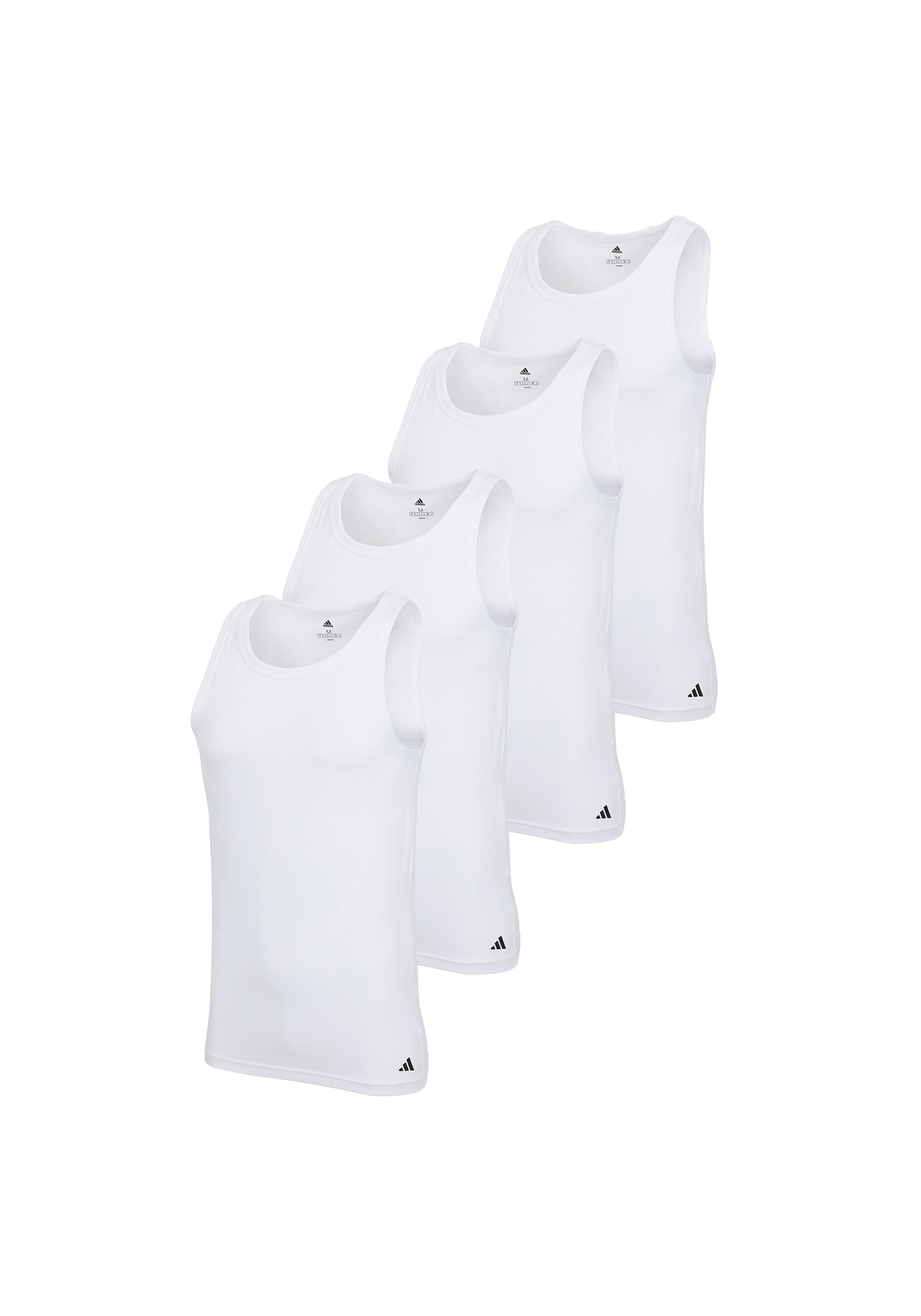 adidas Originals Unterhemd "Unterhemd Tank Top Active Flex Cotton 4PK 4er Pack"