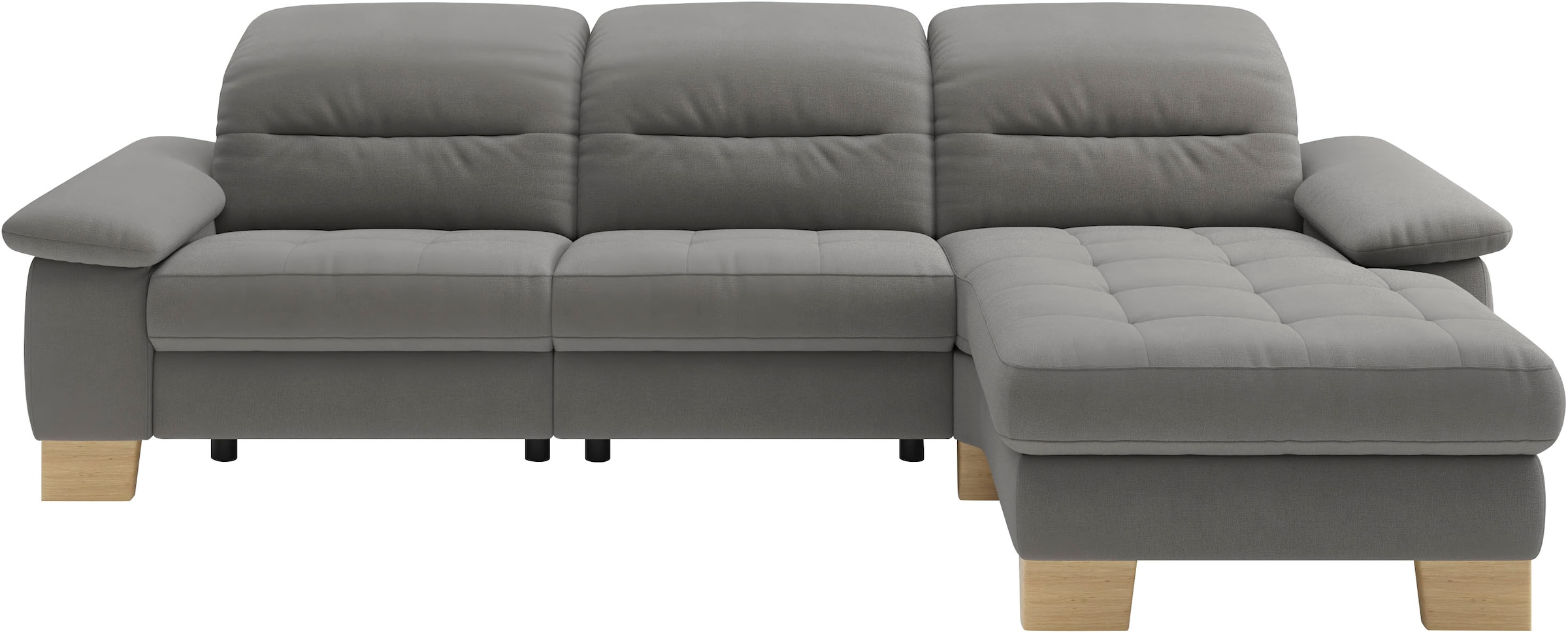 Home affaire Ecksofa "Basel, mit vollmotorischem Relaxkomfort, Breite 283cm"