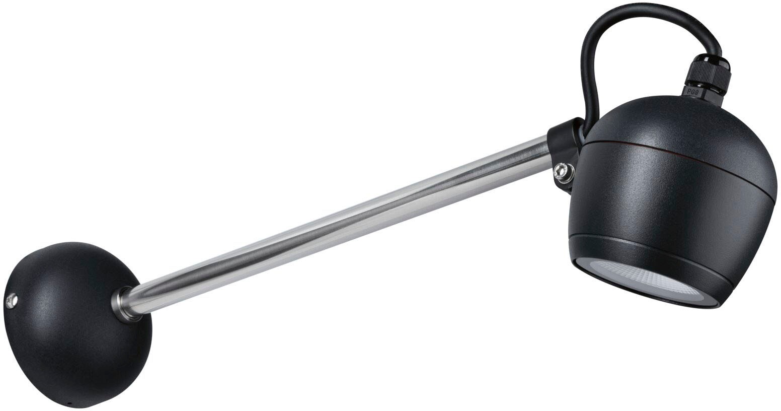 Paulmann LED Außen-Wandleuchte »Kikolo 230V 60° 3000K anthrazit«, 1 flammig