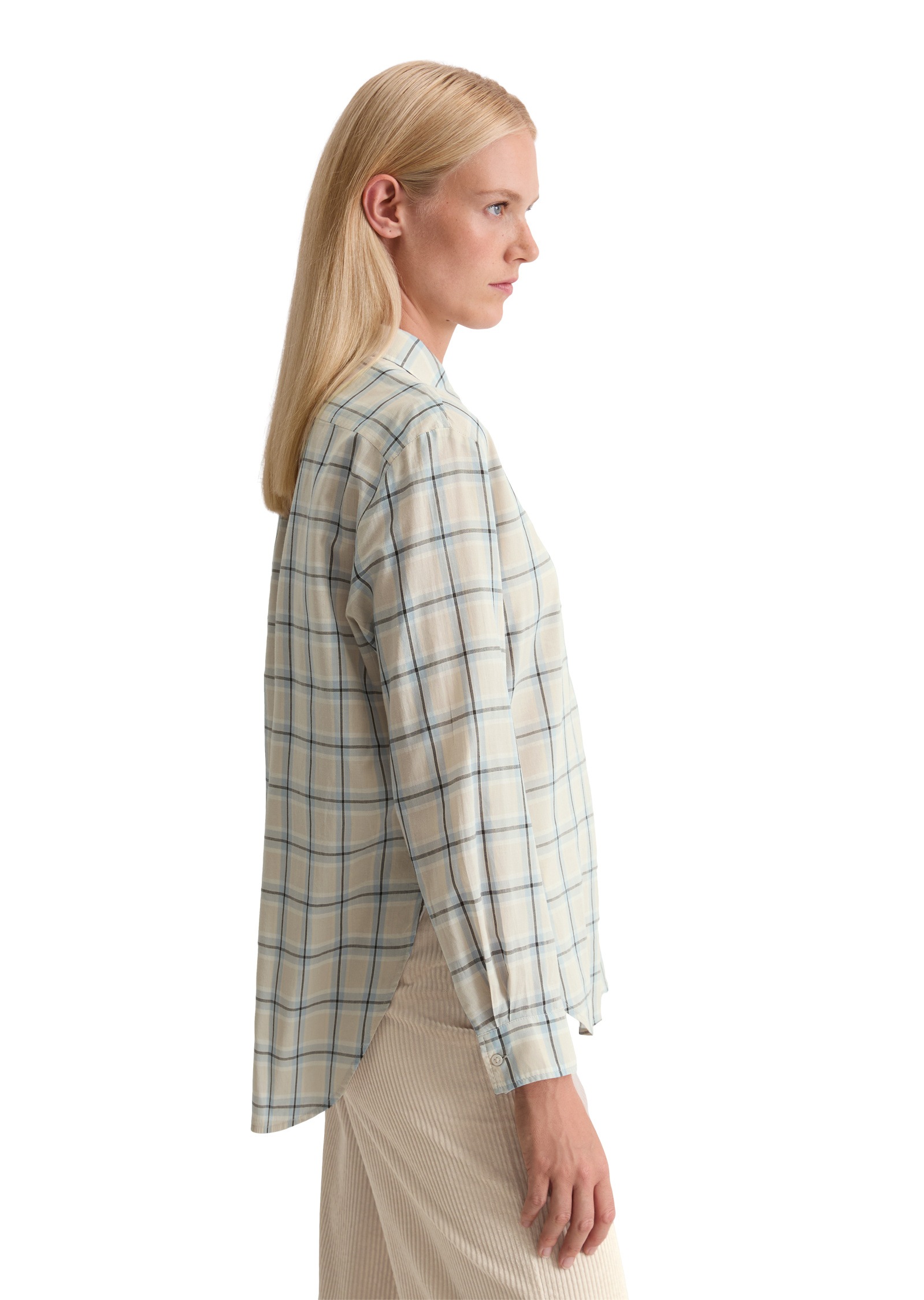 Marc OPolo Langarmbluse "aus Baumwoll-Voile" günstig online kaufen