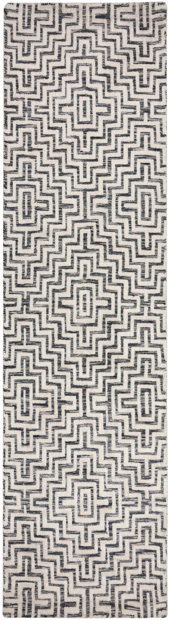 FLAIR RUGS Teppich "Rhett" rechteckig 12 mm Höhe aus gewebter Wolle günstig online kaufen