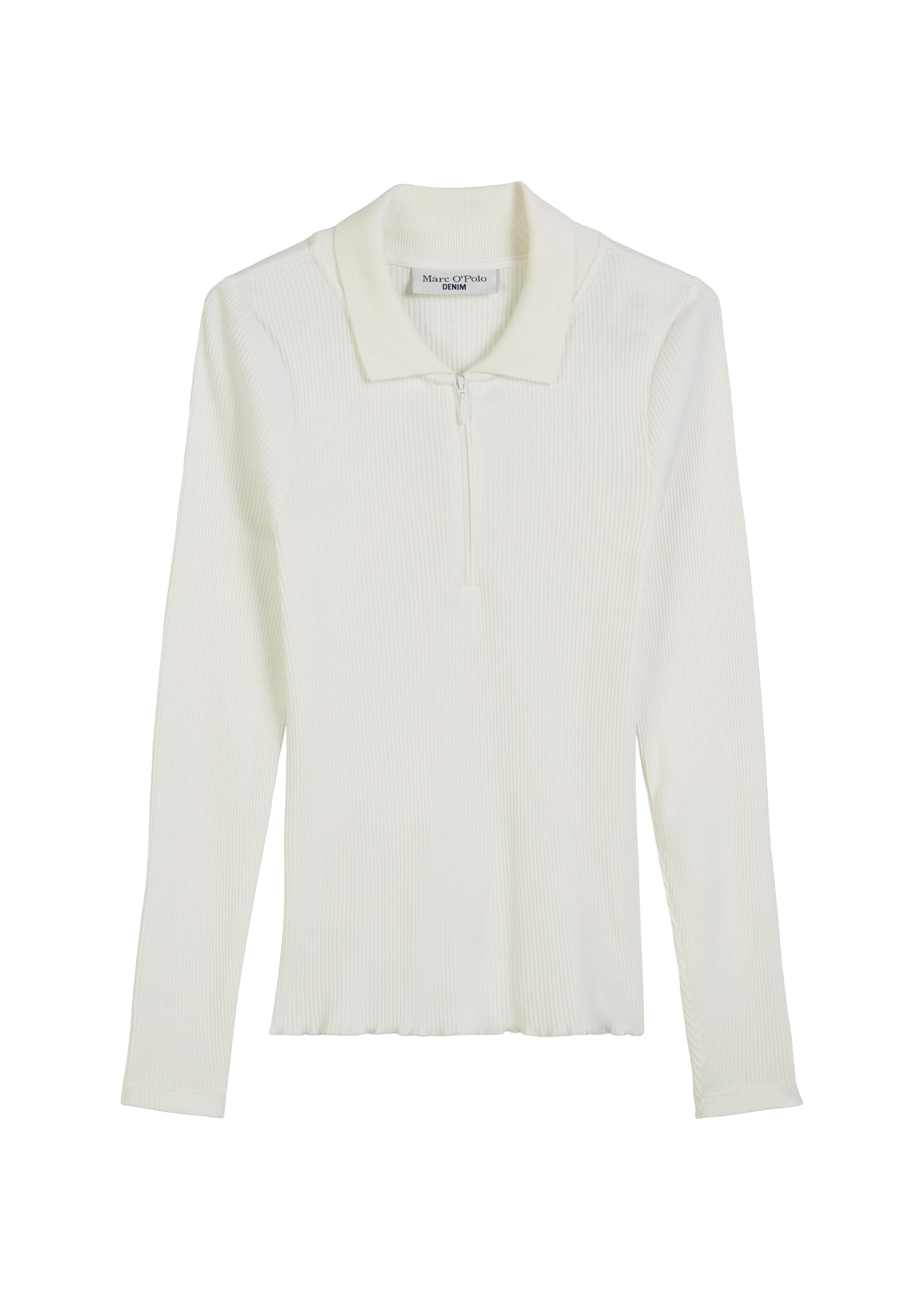 Marc O'Polo DENIM Langarm-Poloshirt »aus Organic Cotton-Stretch-Jersey«