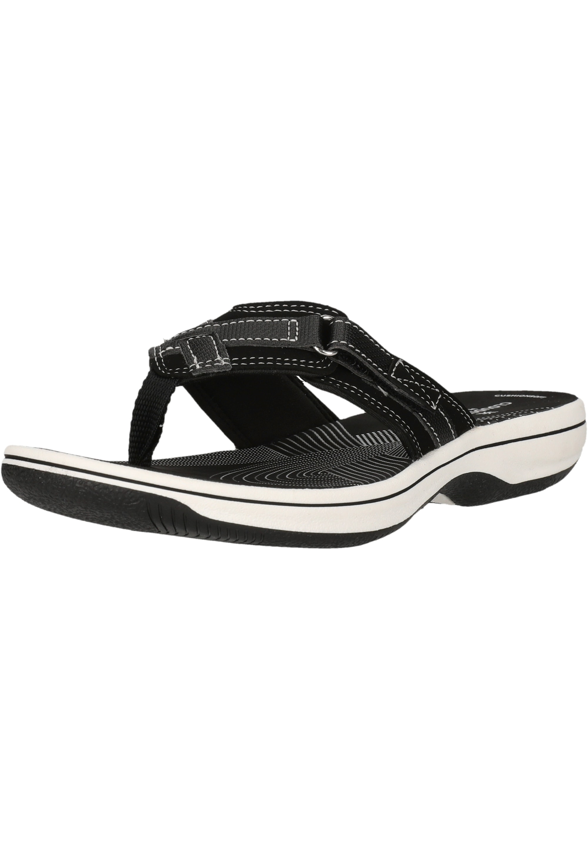 Clarks Zehentrenner "Brinkley Sea" mit profilierter TPR-Laufsohle