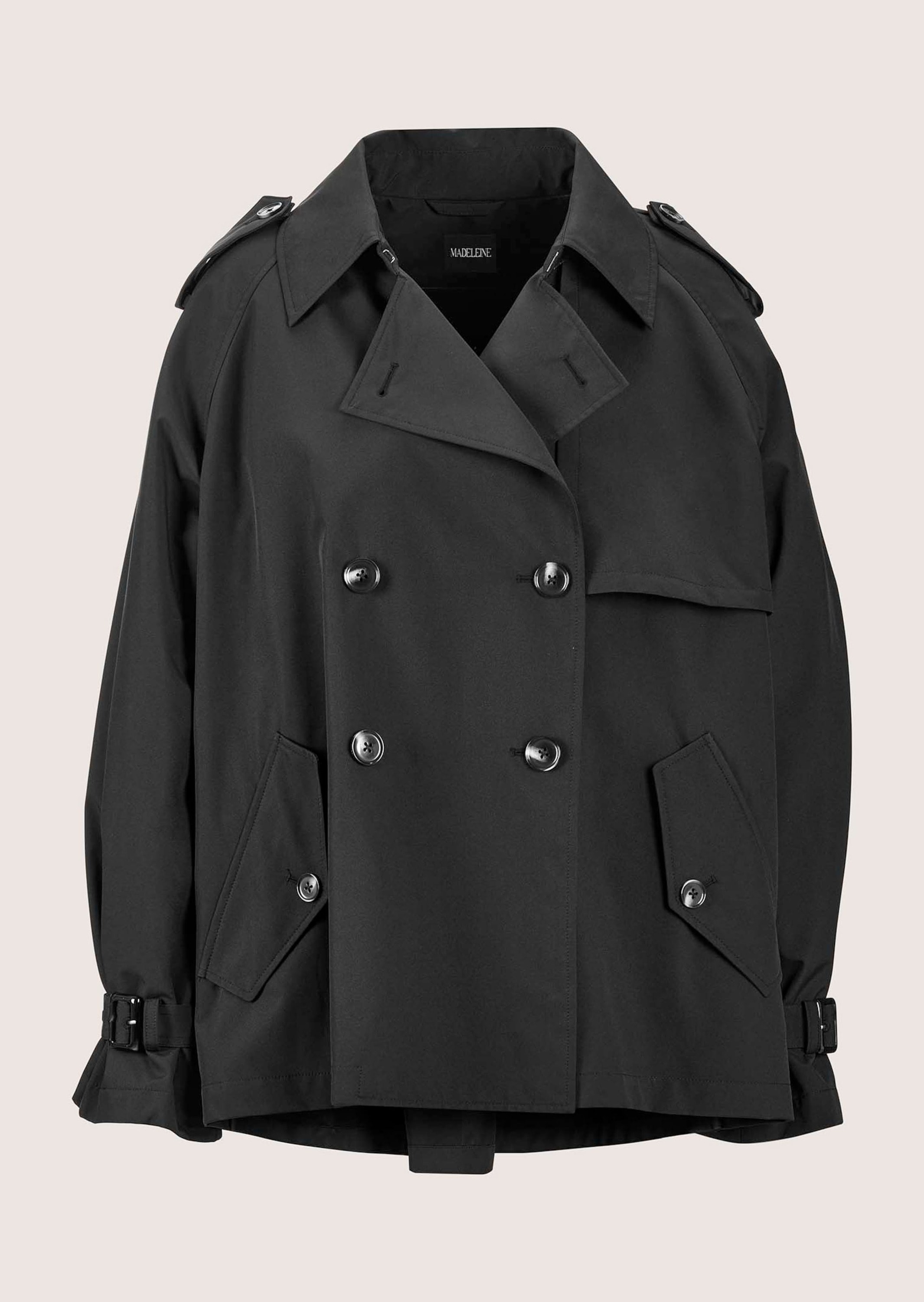 MADELEINE Trenchcoat "Trenchcoat Oversized Kurztrench mit Raglanärmeln"