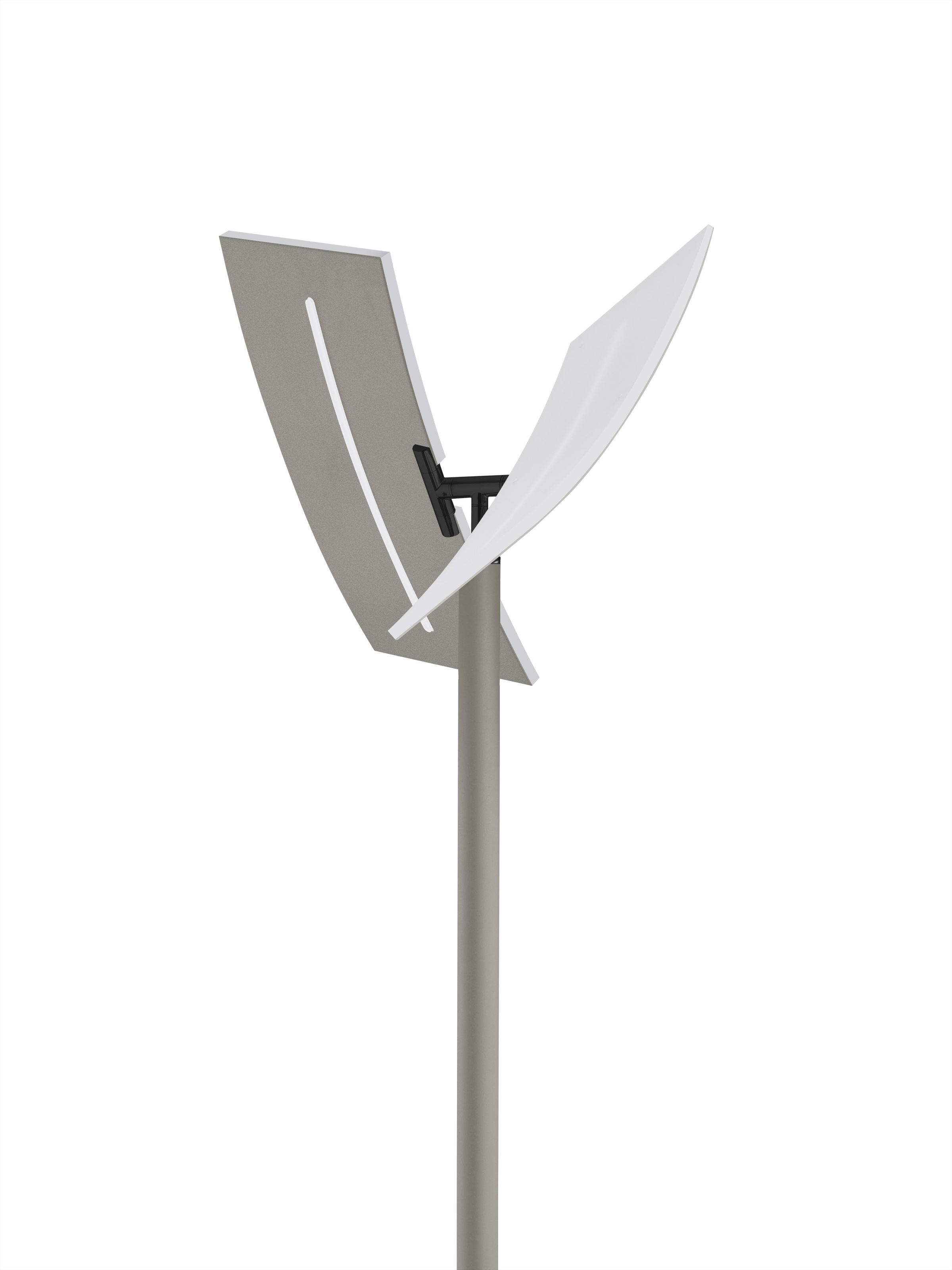 HELL höllisch gutes Licht LED Stehlampe »EVOLO« LED-Modul 1 Stk. warmweiß - kaltweiß Tastdimmer, CCT