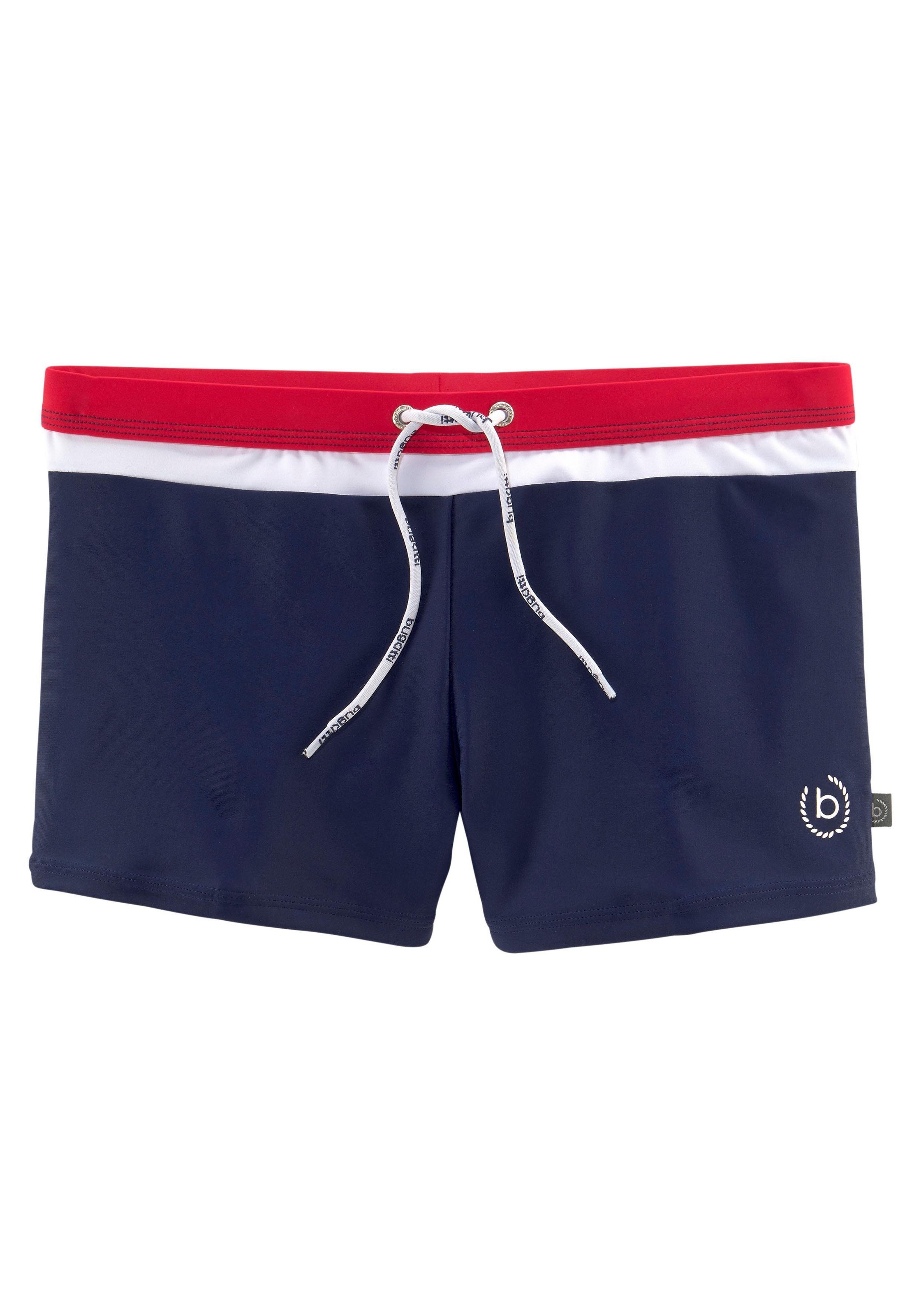 bugatti Boxer-Badehose "Claas", mit kontrastfarbenen Details günstig online kaufen