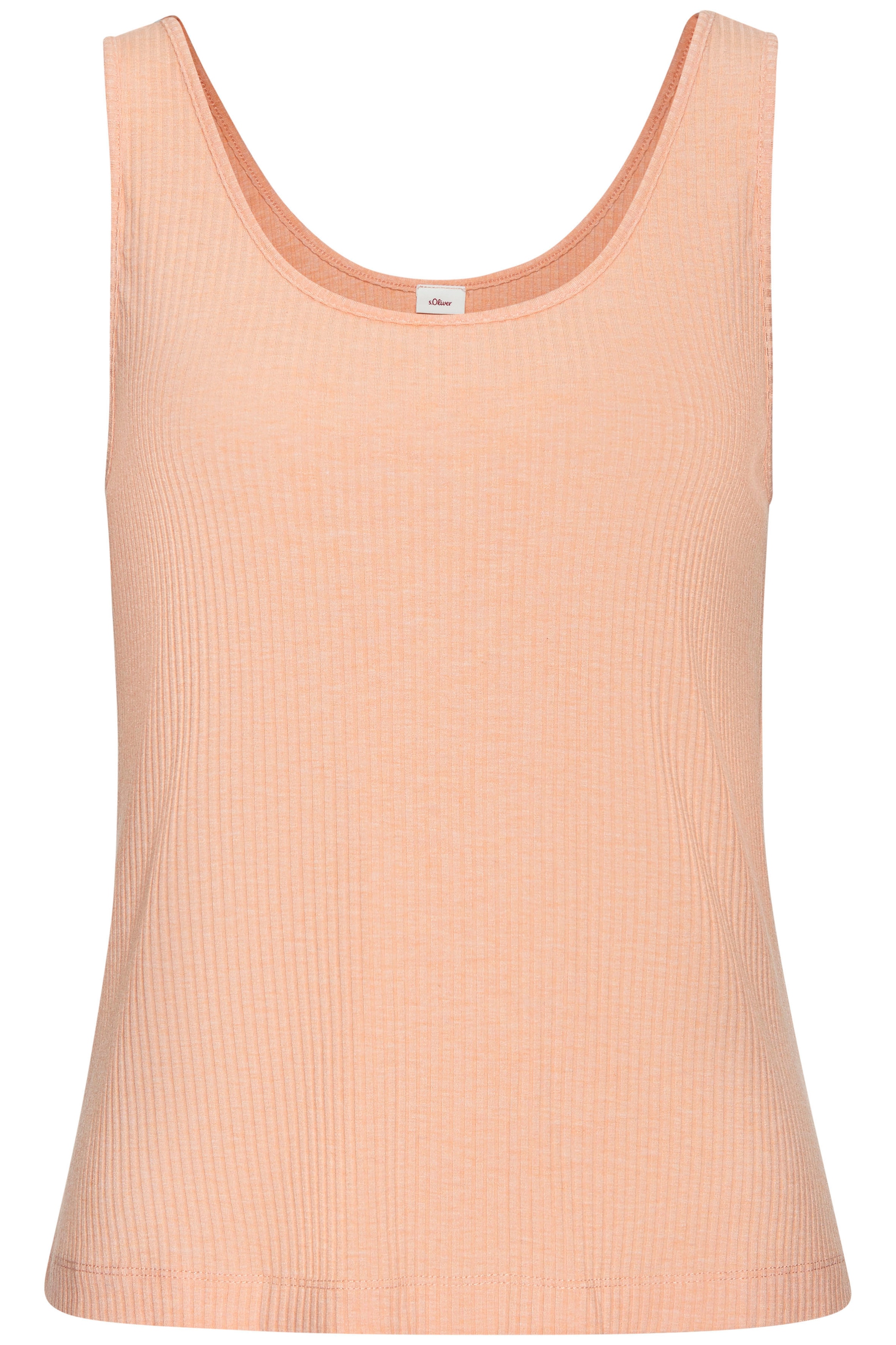 s.Oliver Pyjamaoberteil, in elastischer Rippware