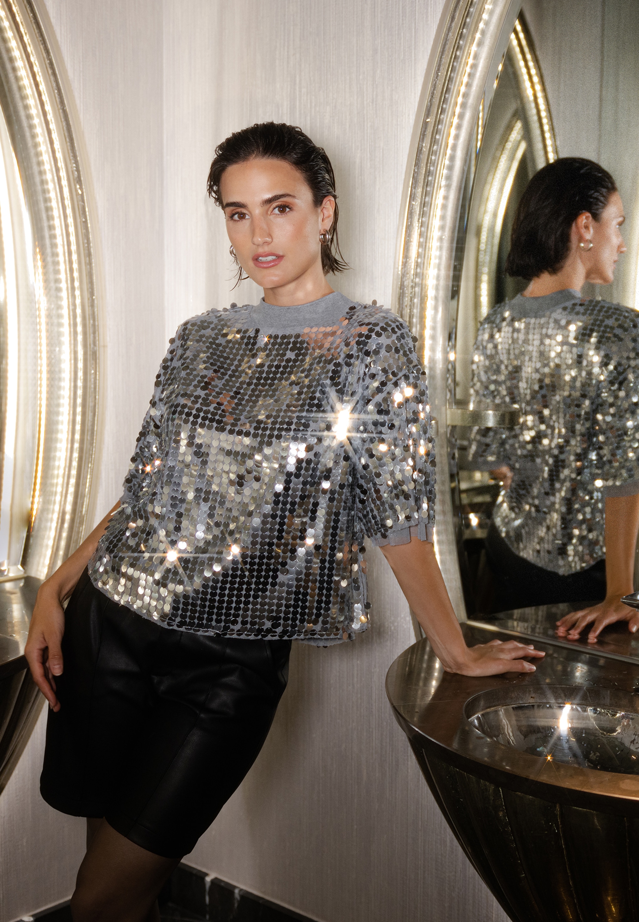 Cartoon Kurzarmshirt »Damen mit Rippbündchen« 1 Stk.