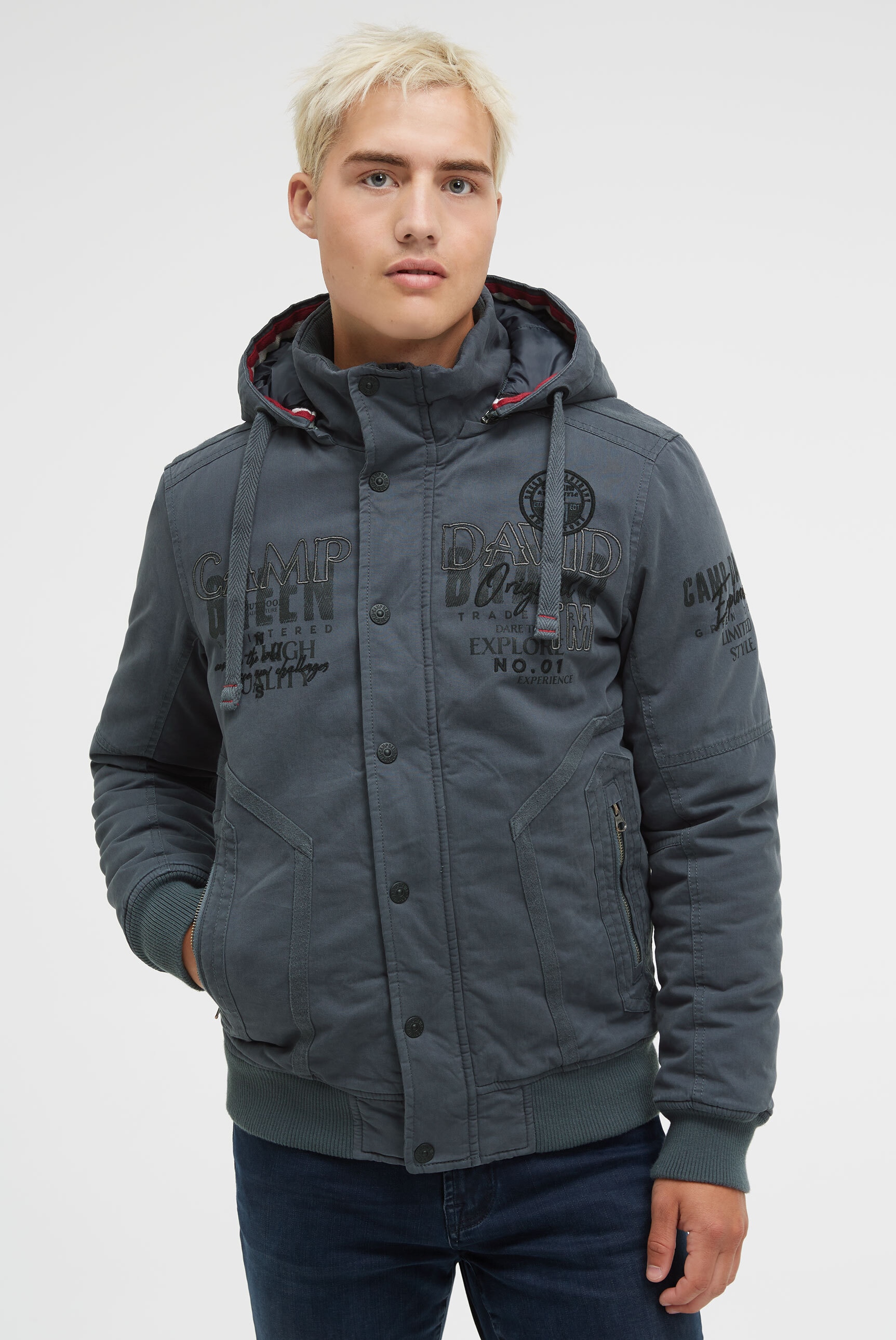CAMP DAVID Winterjacke mit Kapuze mit Stehkragen & Kapuze günstig online kaufen