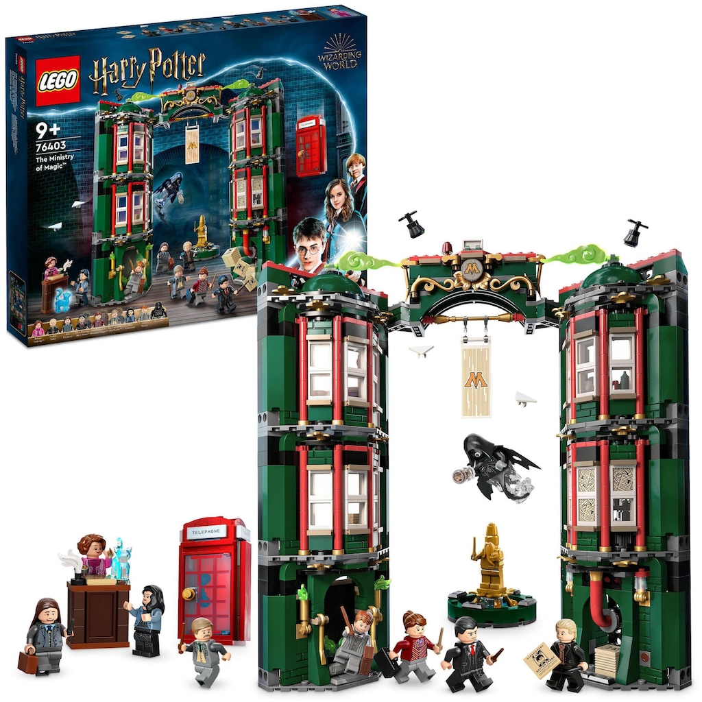 LEGO® Konstruktionsspielsteine »Zaubereiministerium (76403), LEGO® Harry Potter«, (990 St.)