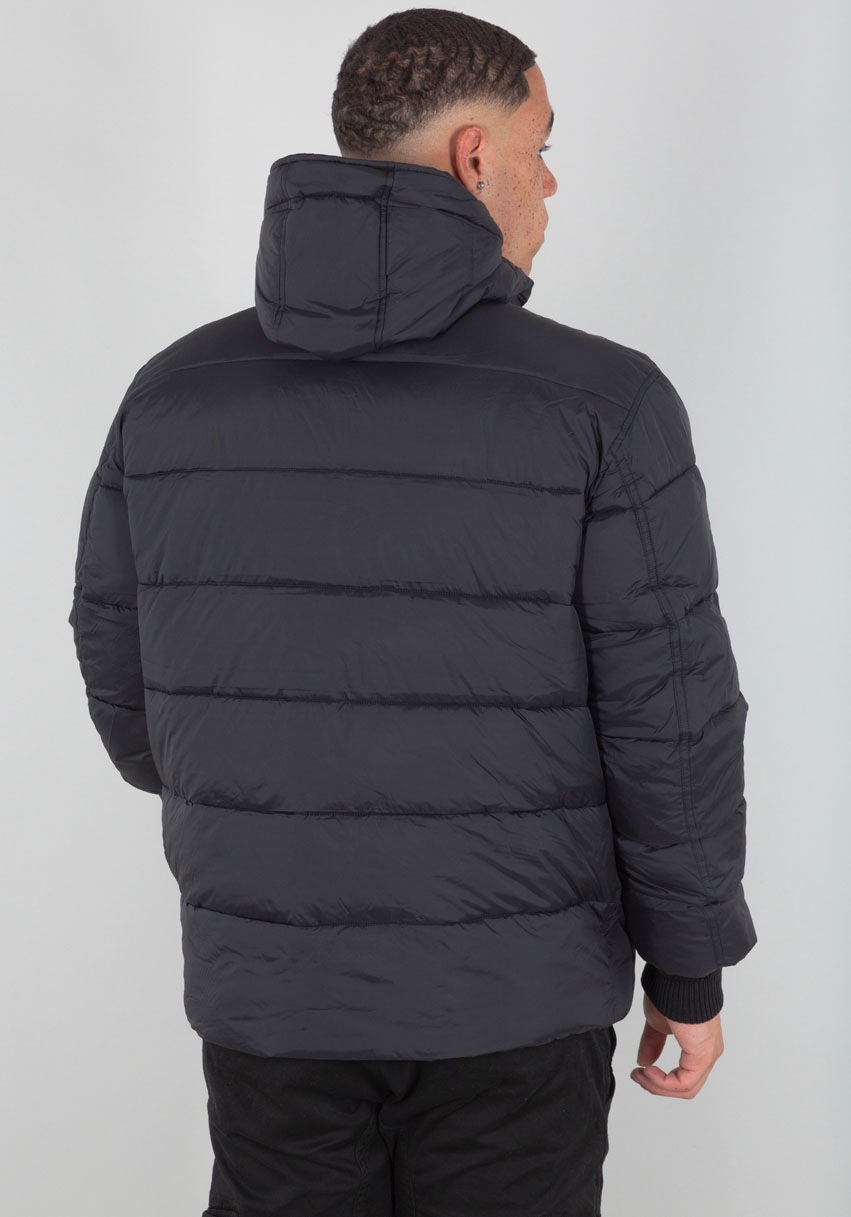 Alpha Industries Steppjacke "Hooded Puffer Alpha FD" mit Kapuze Kunstfaser, günstig online kaufen