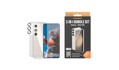 Displayschutzglas »3-in-1 Bundle Set Screen Protector, Case und Camera Lens...