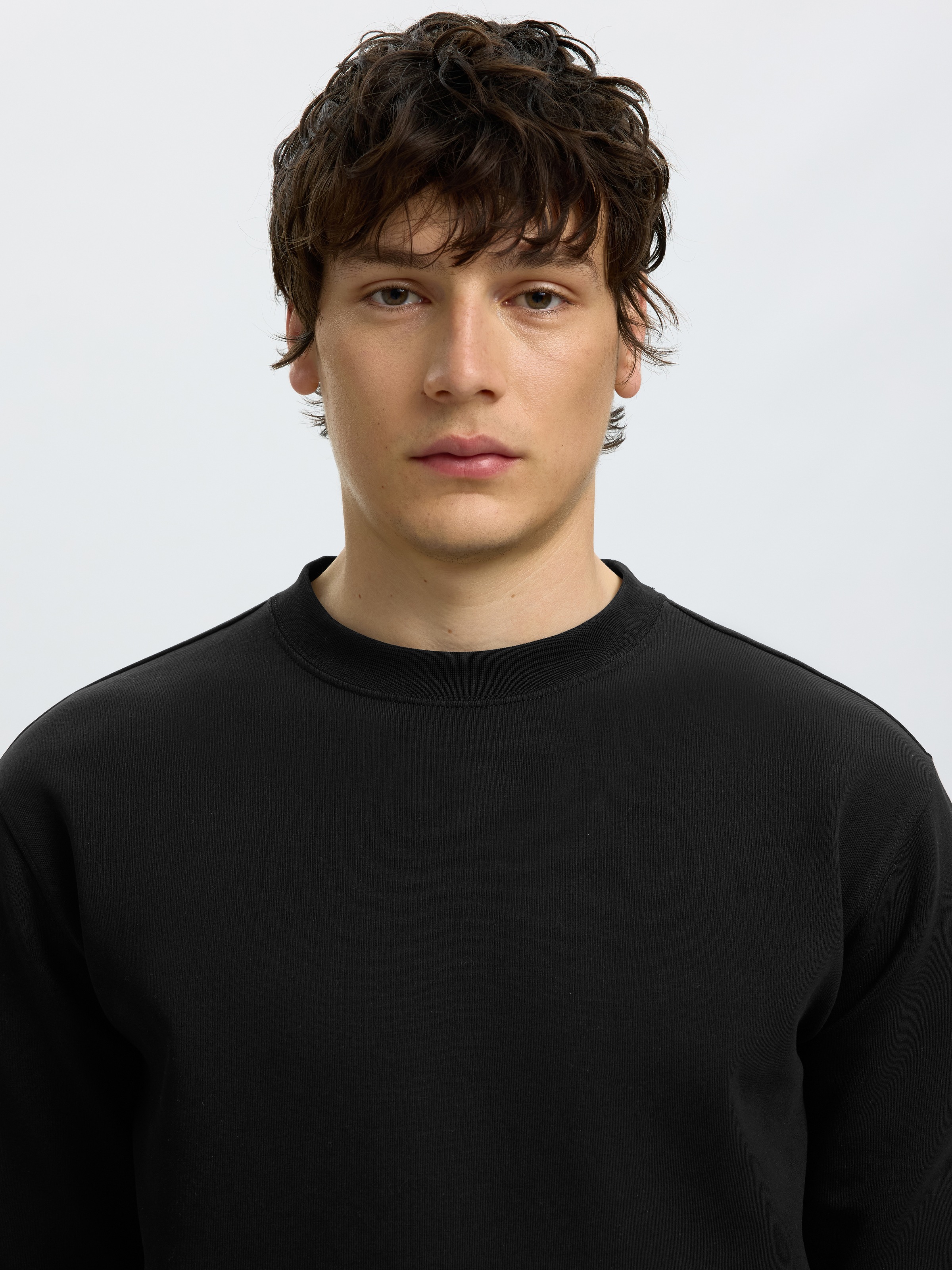 SELECTED Sweatshirt »SLMTOM SOFT CREW NECK SWEAT NOOS«, Baumwollmischung, regular fit
