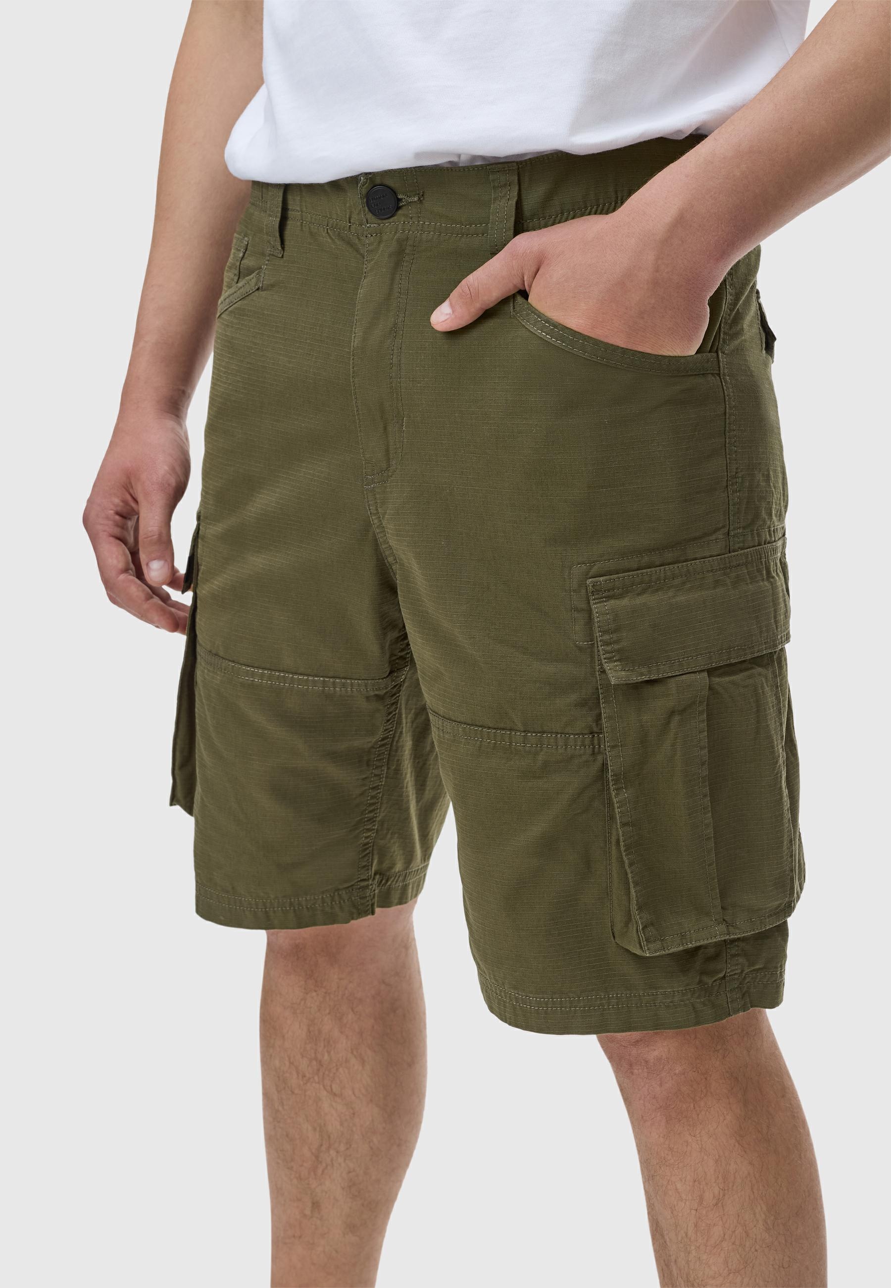 Ragwear Shorts »Merly«, (1 tlg.), Kurze Herren Cargo-Hose mit großen Taschen