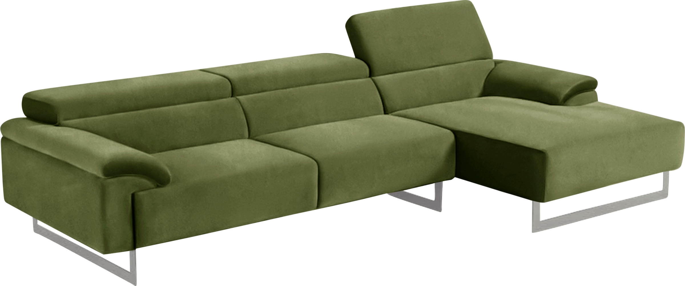 Egoitaliano Ecksofa "Malika, edel und bequem, Designsofa mit hochwertigen B günstig online kaufen
