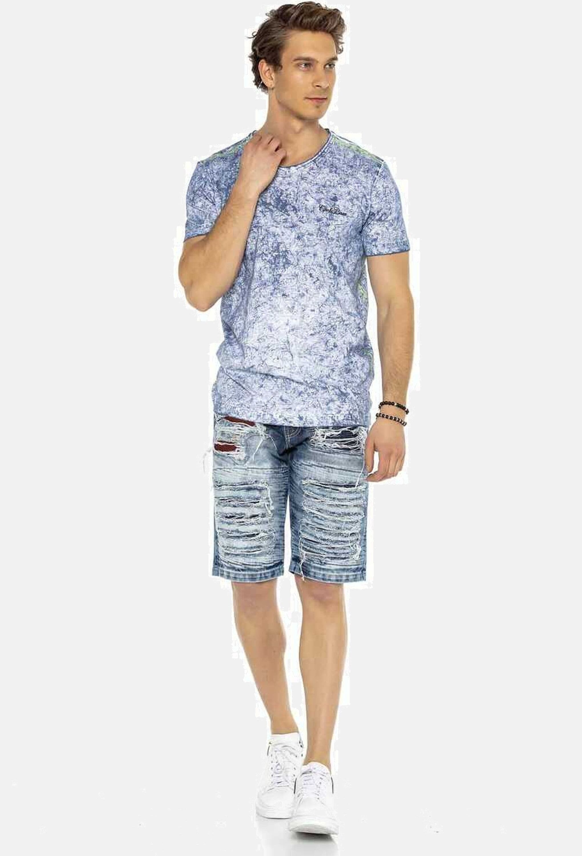 Cipo & Baxx Jeansbermudas »Cipo & Baxx Bermuda & Short« mit Reißverschluss, CK219