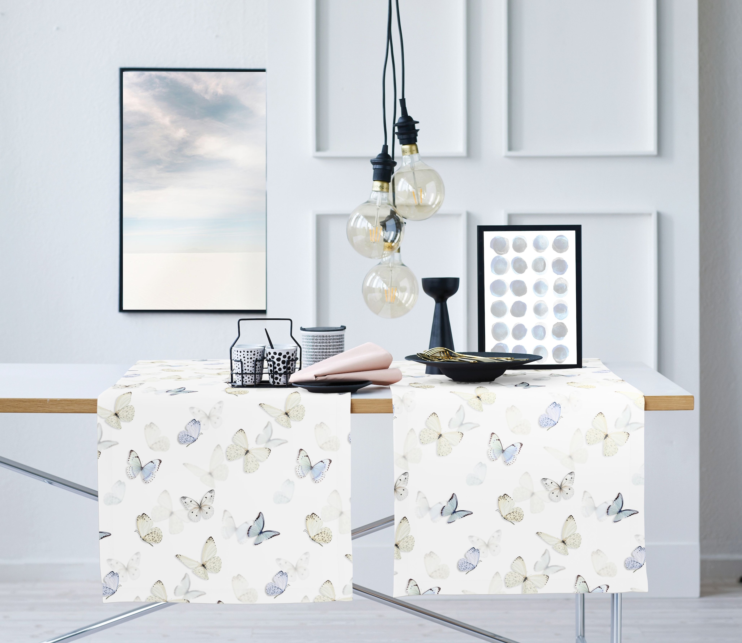 APELT Tischdecke »7003« Schmetterlings-All-over