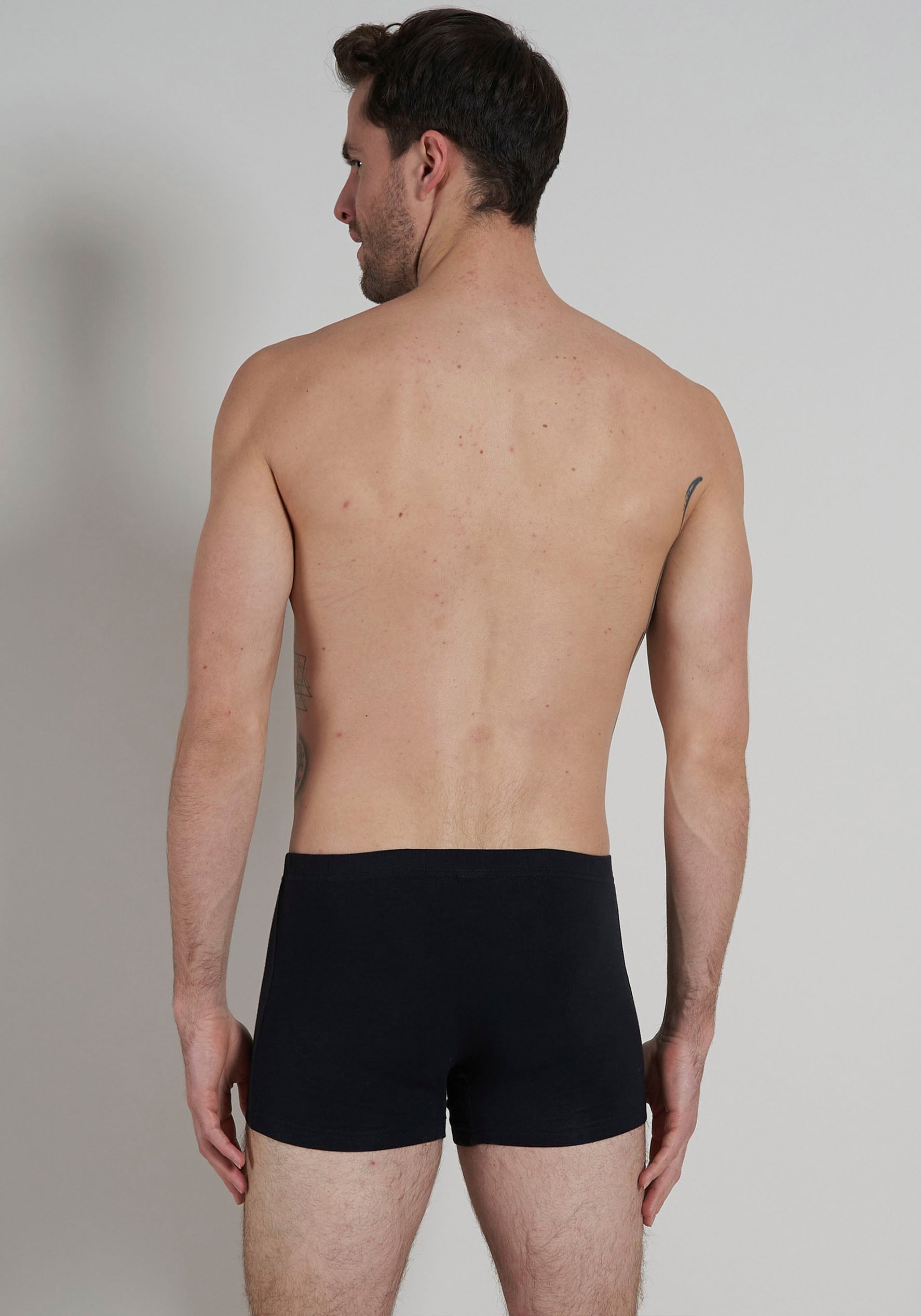 bugatti Boxershorts »Livorno«, (3 St., 3er Pack), mit aufgenähtem Logo