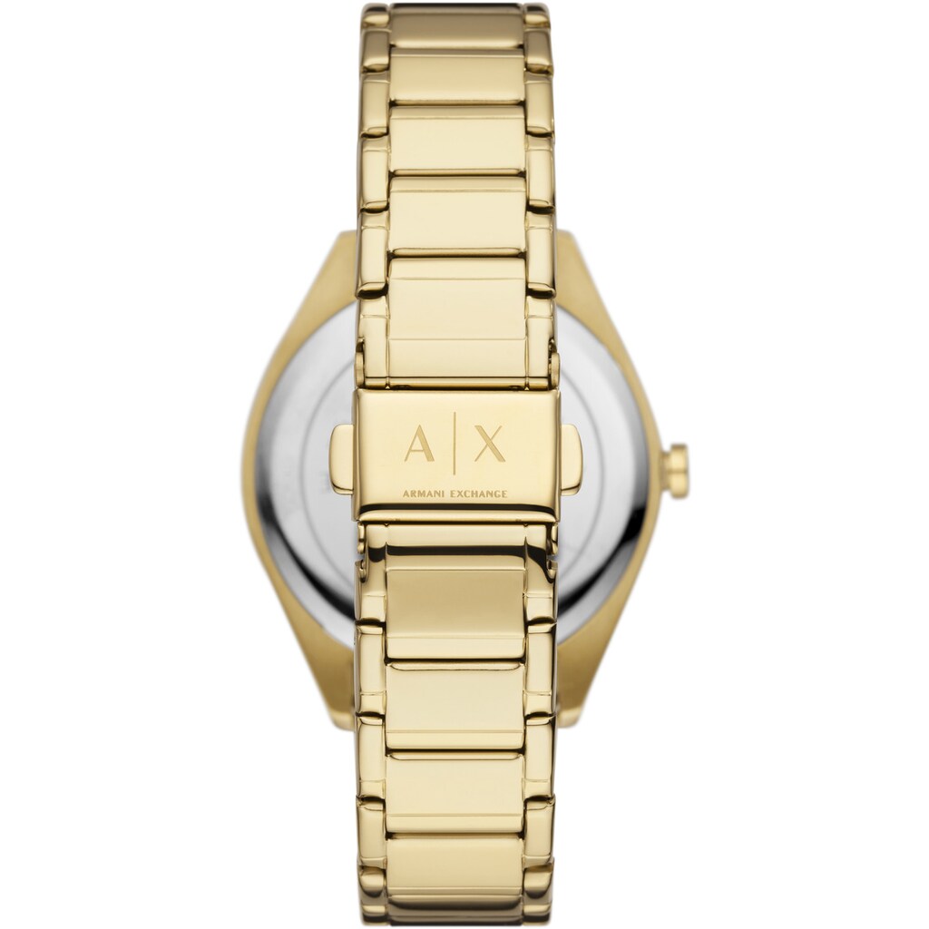 ARMANI EXCHANGE Multifunktionsuhr »AX5657«, Quarzuhr, Armbanduhr, Damenuhr, 12/24-Stunden-Anzeige, Datum