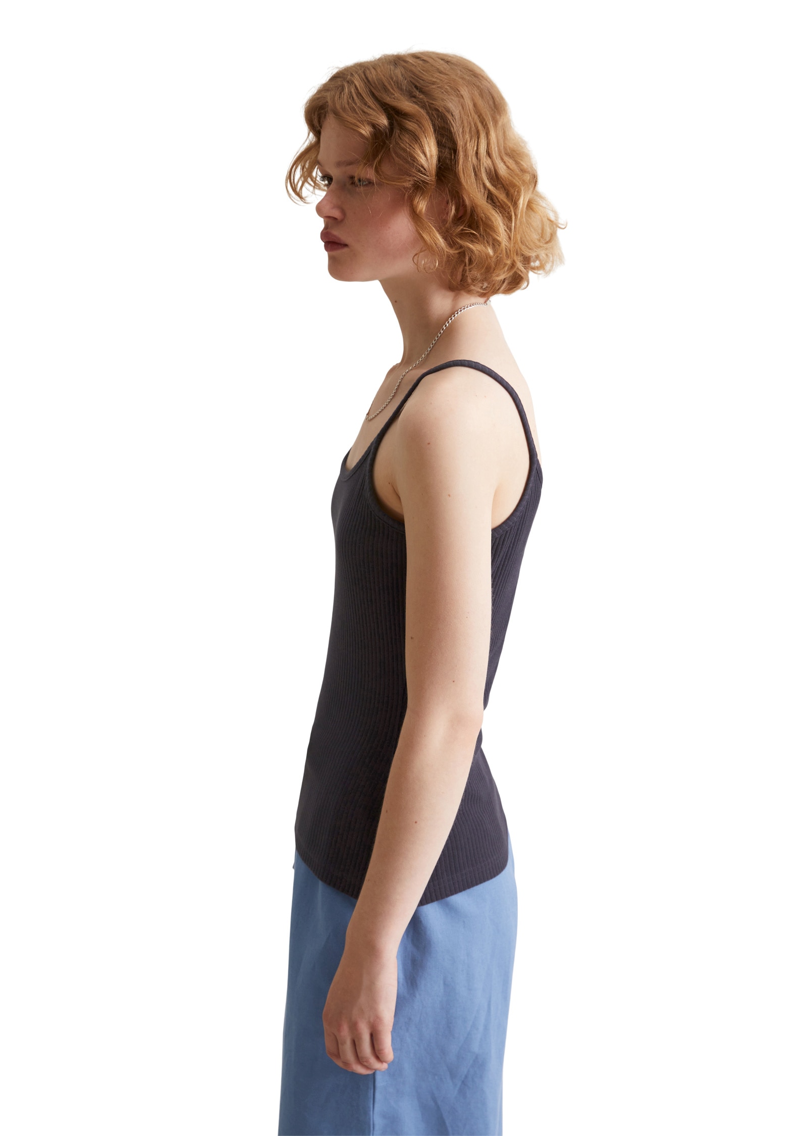 Marc O'Polo DENIM T-Shirt »aus Rippjersey«