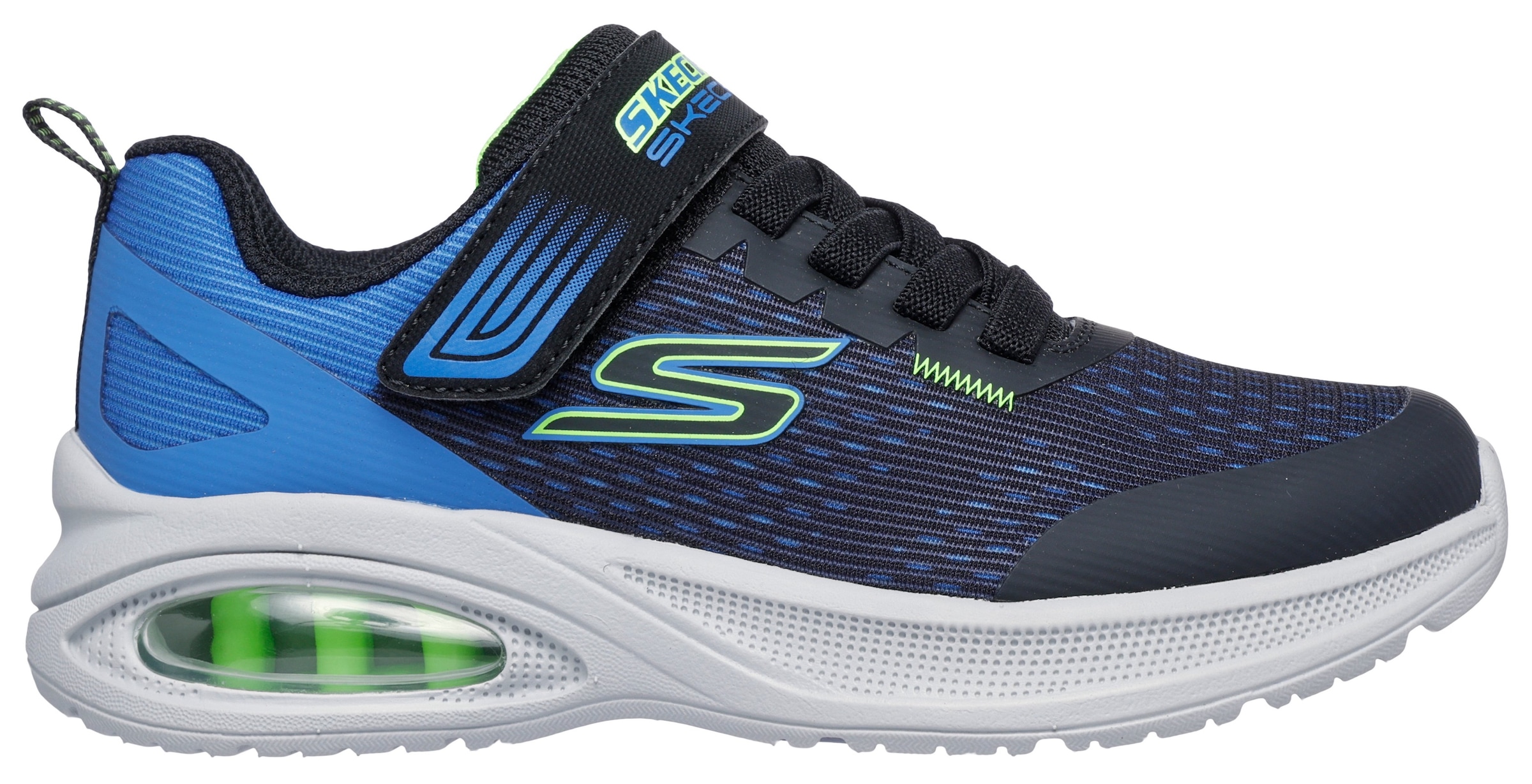 Skechers Sneaker »MICROSPEC MAX ADVANCE«, Freizeitschuh mit Klettverschluss, Größenschablone zum Download
