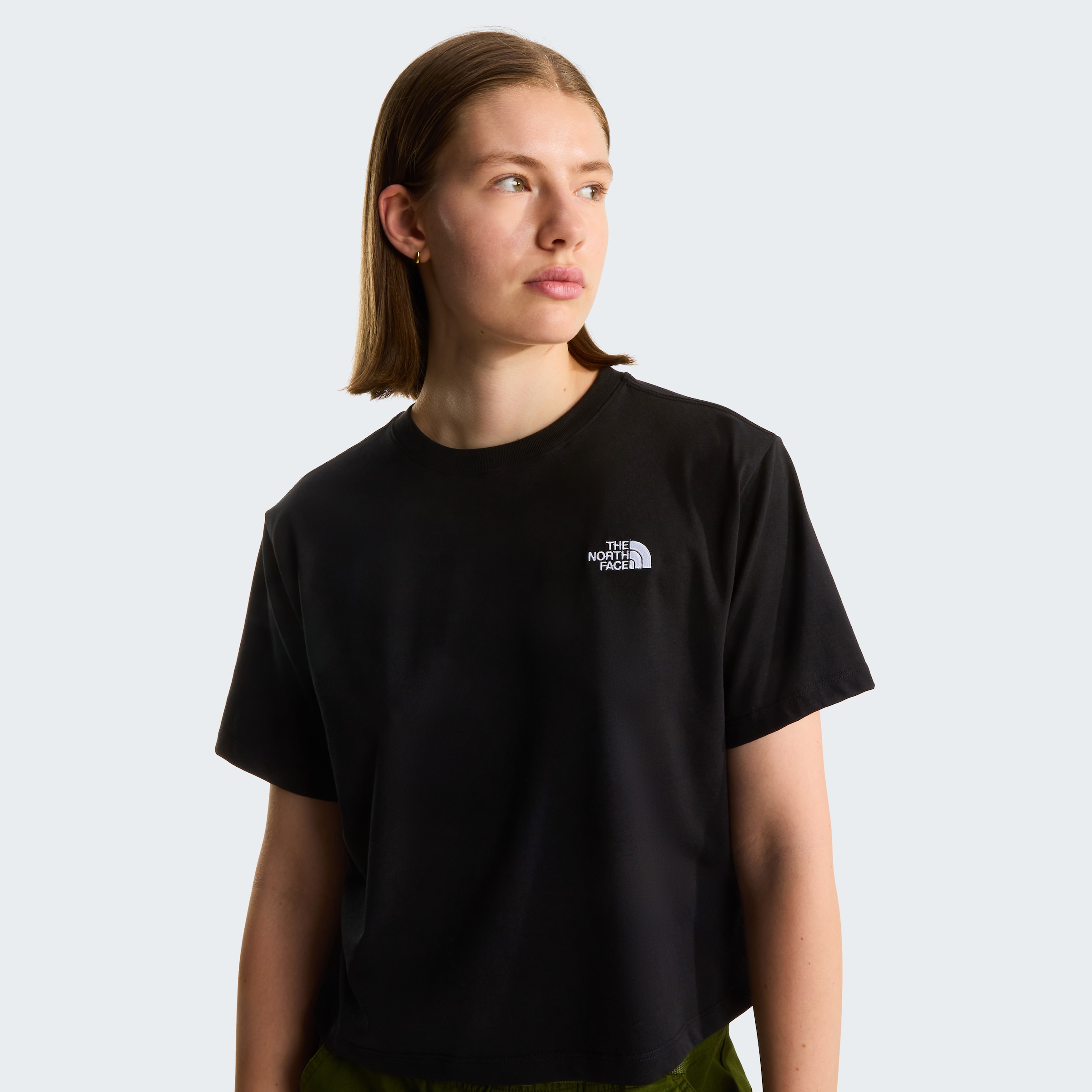 The North Face T-Shirt »W EVOLUTION SIMPLE DOME CROP RLX SS TEE« 1 tlg. bequemer Schnitt, für sportliche Aktivitäten, sportlicher Stil