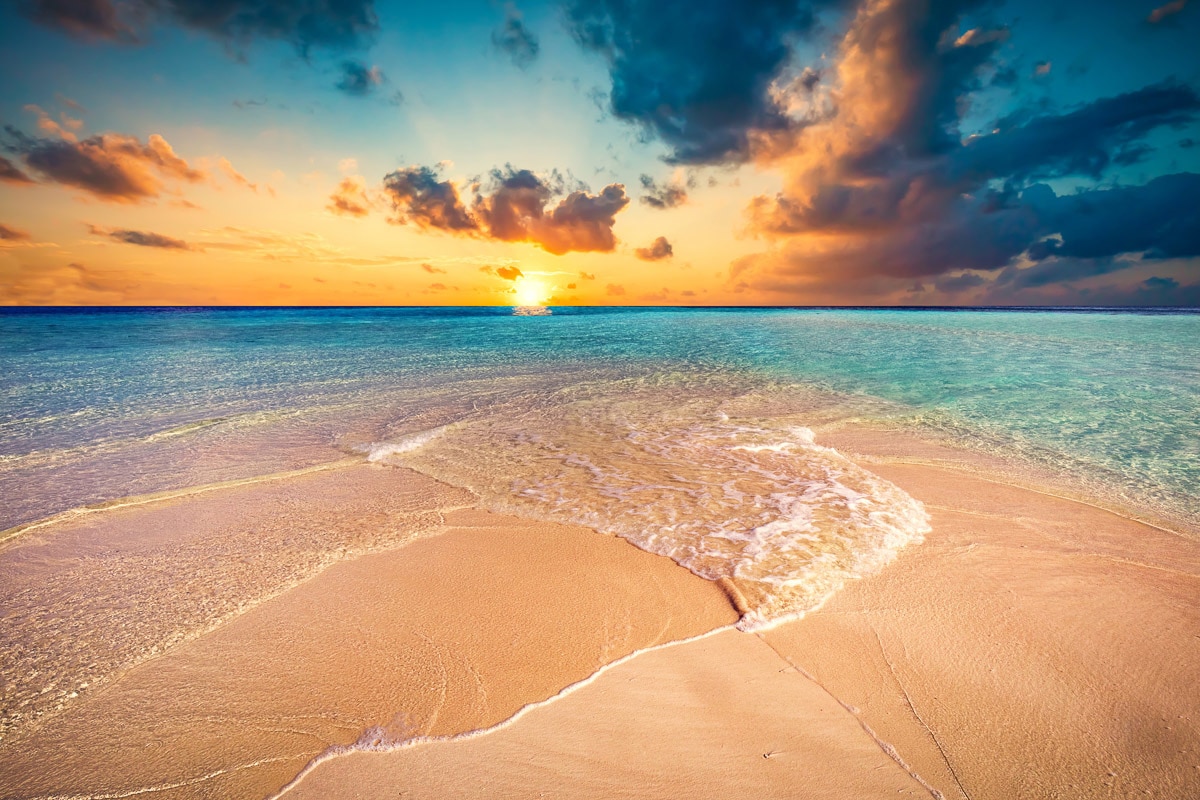 Fototapete »Tropischer Strand Malediven«