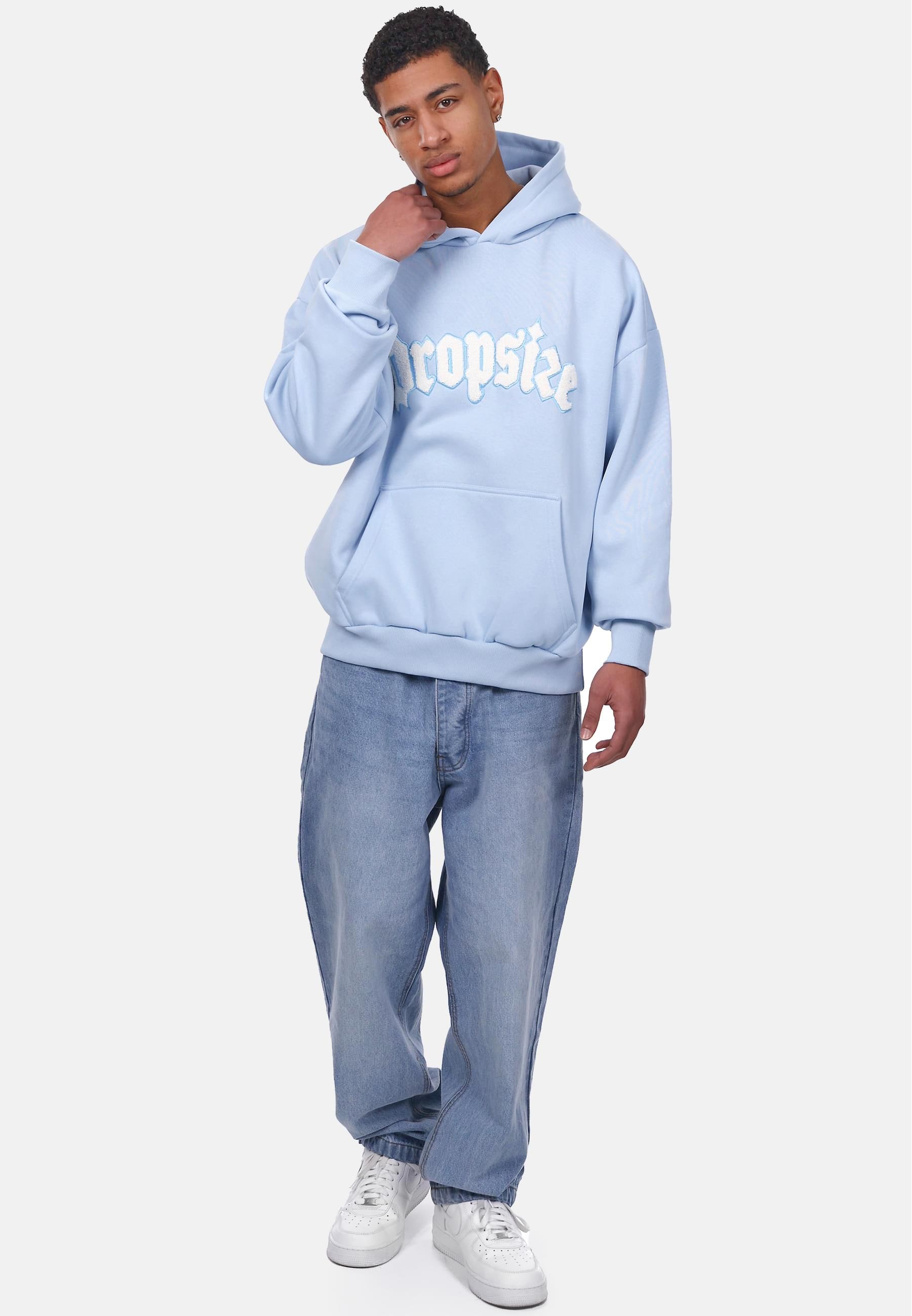 Dropsize Kapuzensweatshirt »Dropsize HEAVY OVERSIZE FROTTEE EMBO V2 HOODIE«, (1 tlg.)