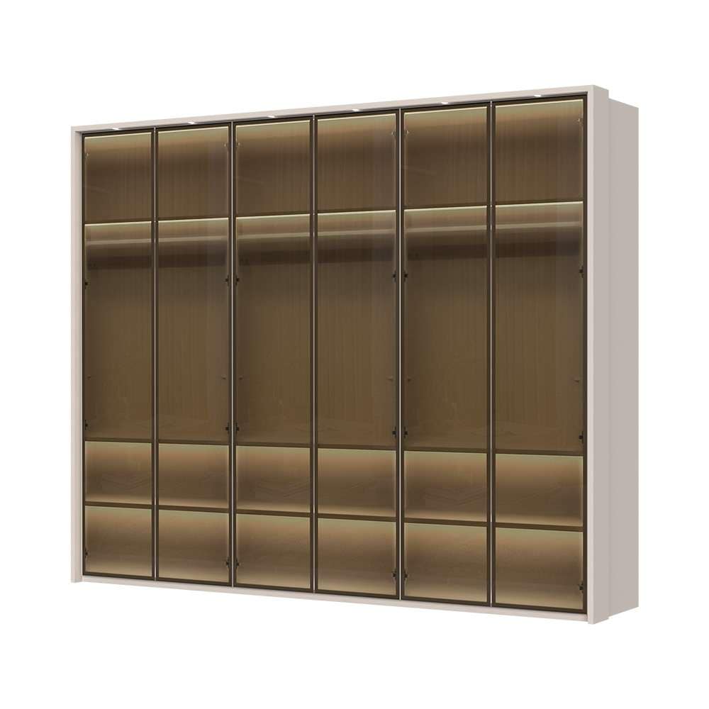 Places of Style Drehtürenschrank "Opera Parsol-Glastüren, LED-Glasbodenbele günstig online kaufen