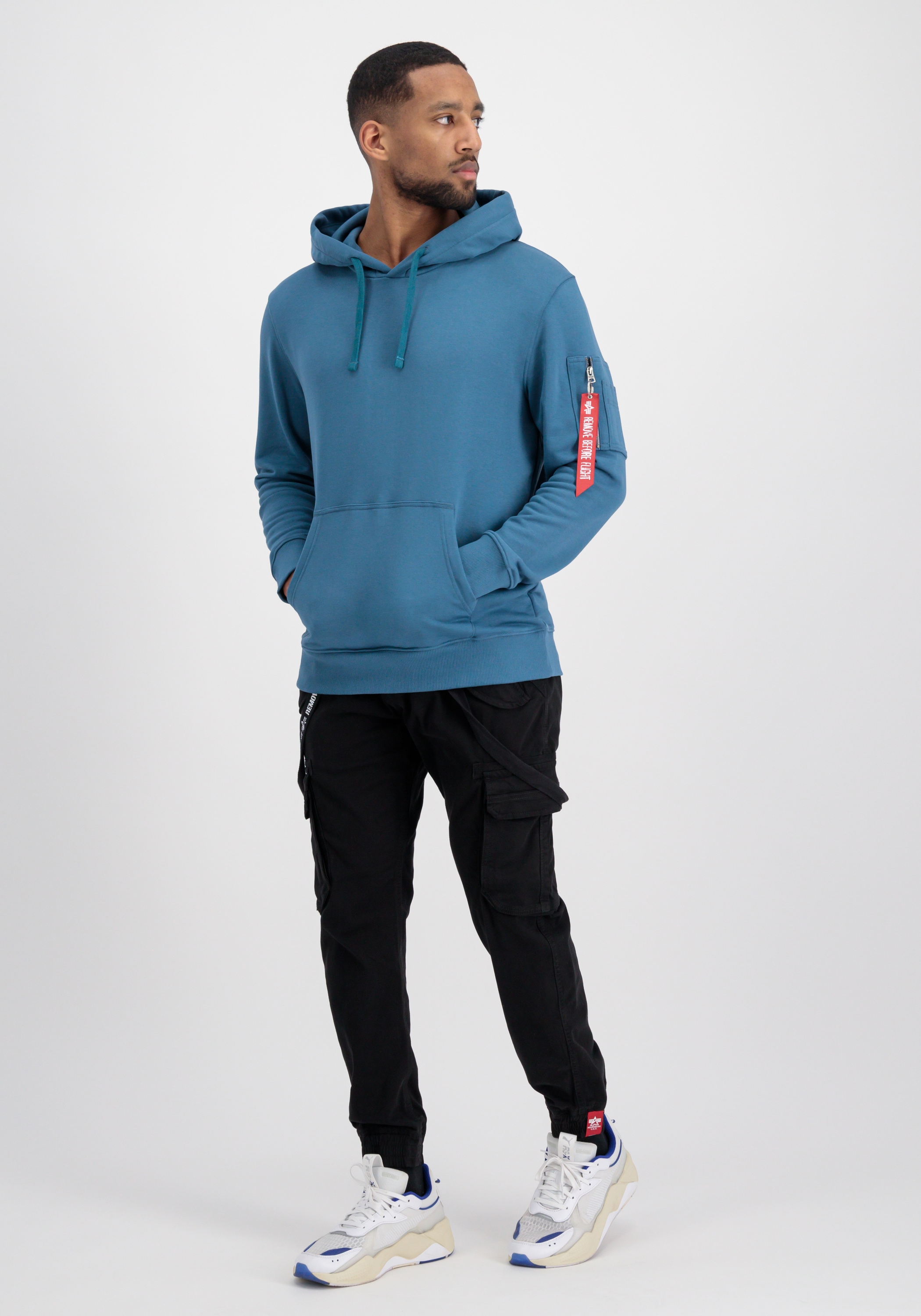 Alpha Industries Hoodie »R Print Hoodie Kapuzensweatshirt«