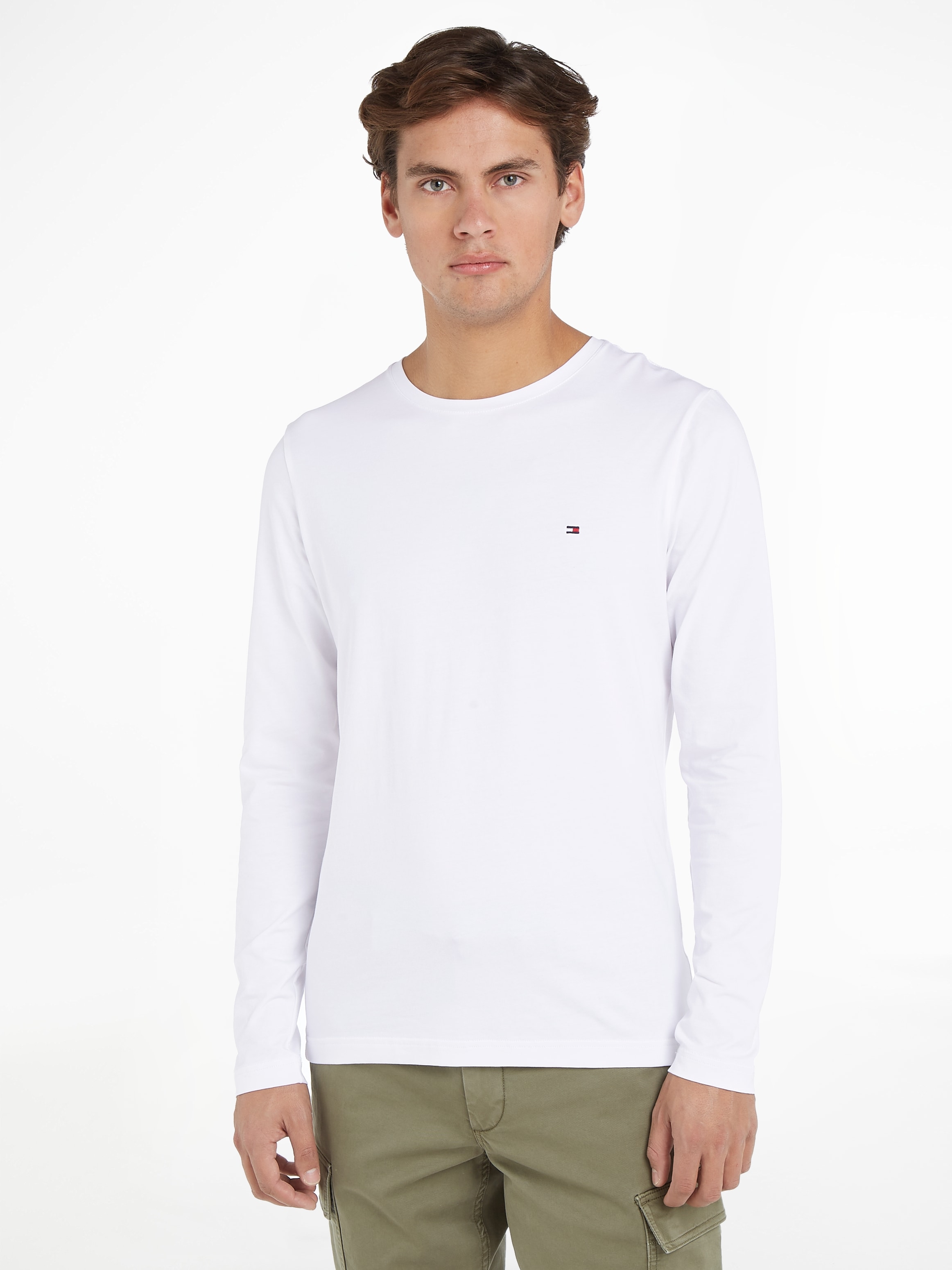 Tommy Hilfiger "STRETCH SLIM FIT LONG SLEEVE" aus Baumwollstretch günstig online kaufen
